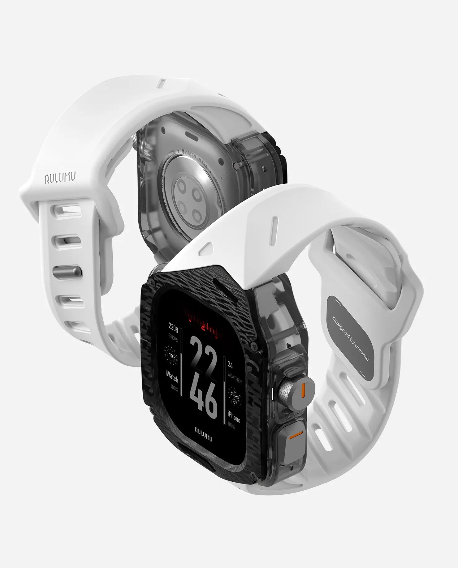 A01 Apple Watch Ultra 用 保護ケース/バンド |カーボンケース | FKM バンド