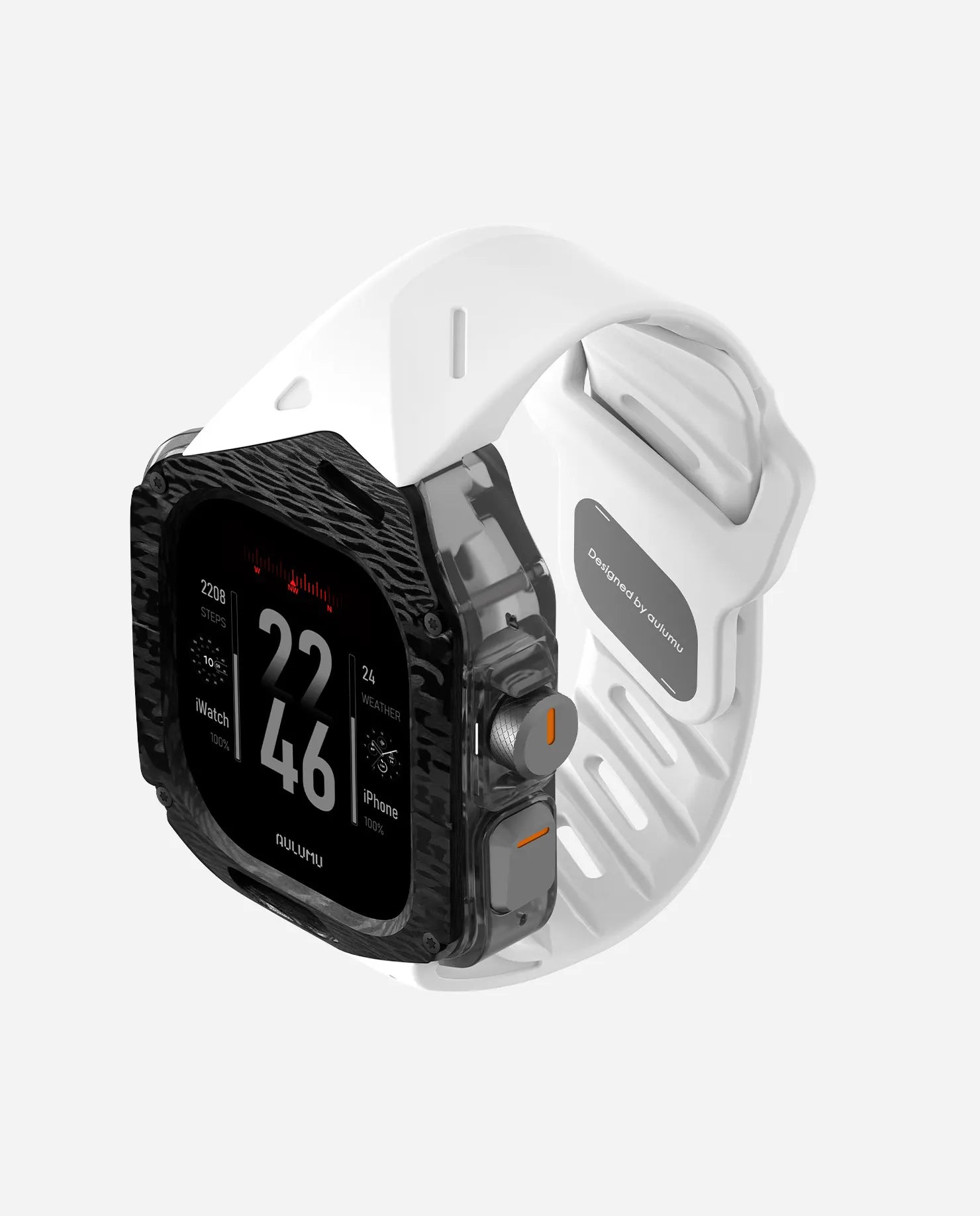 A01 Apple Watch Ultra 用 保護ケース/ハンド |カーボンケース | FKM ハンド