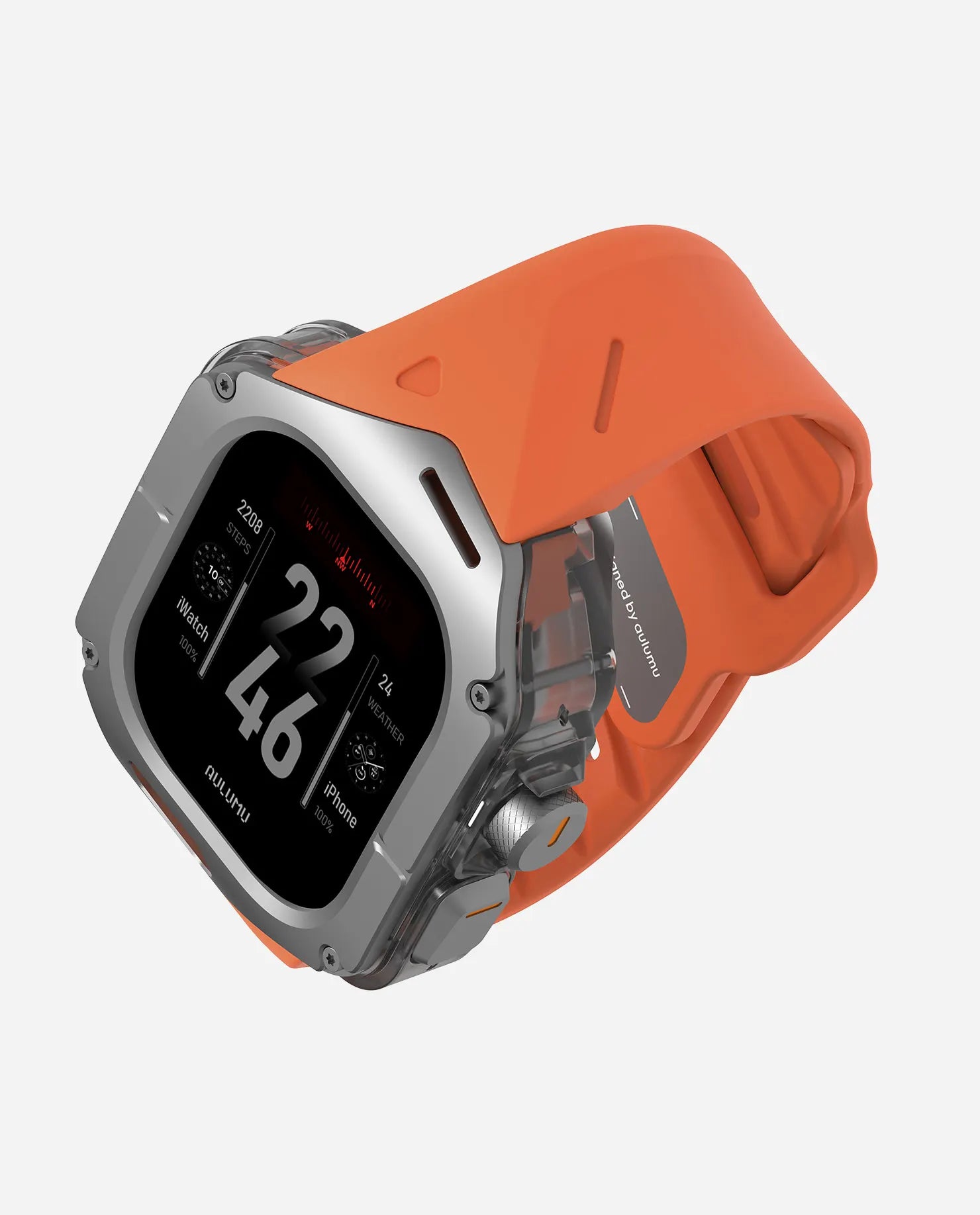 A01 Apple Watch Ultra 用 保護ケース/ハンド |チタンケース | FKM ハンド