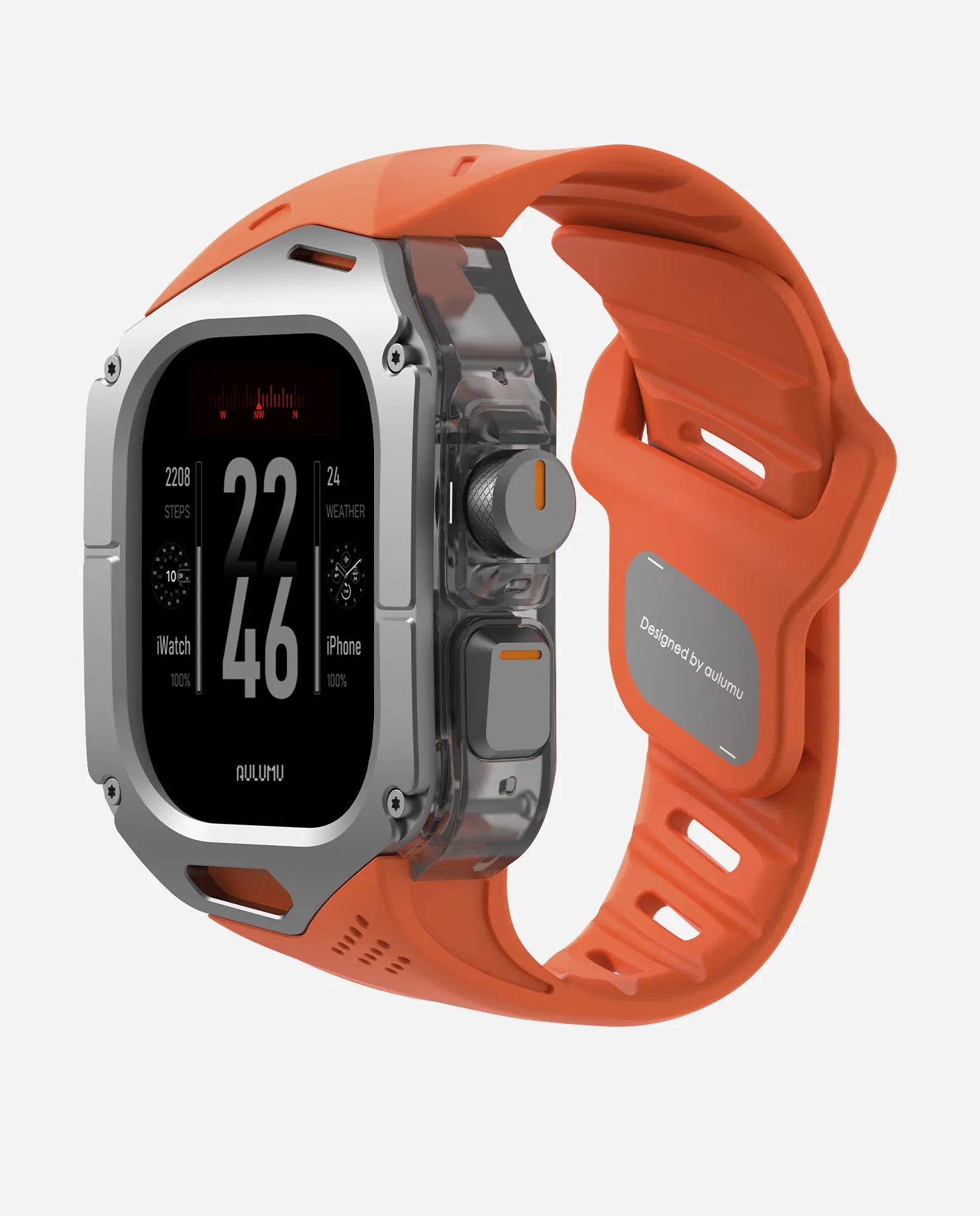 A01 Apple Watch Ultra 用 保護ケース/ハンド |チタンケース | FKM ハンド