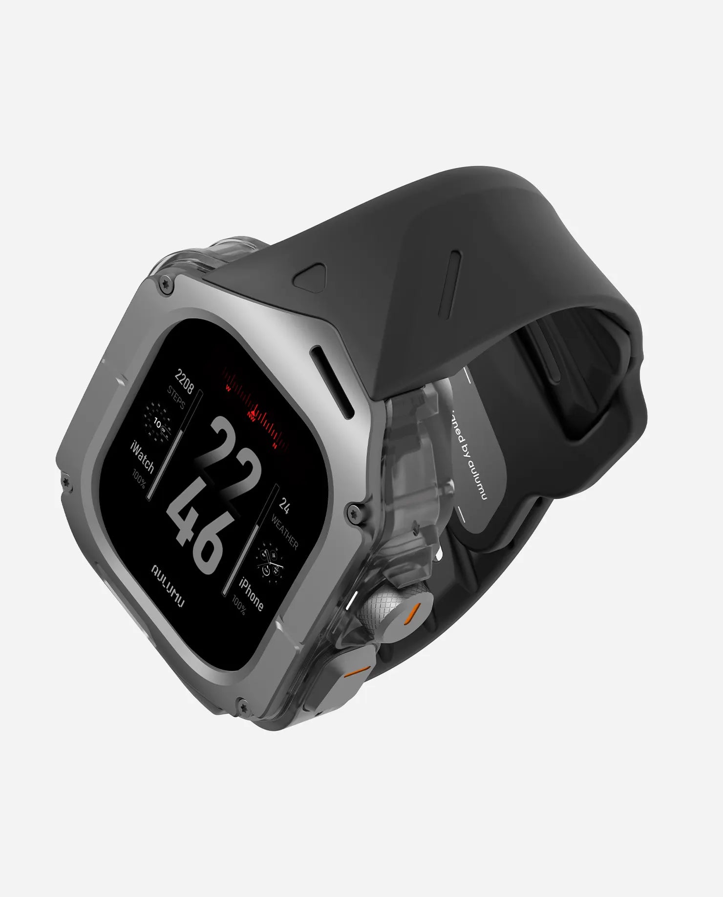 A01 Apple Watch Ultra 用 保護ケース/ハンド |チタンケース | FKM ハンド