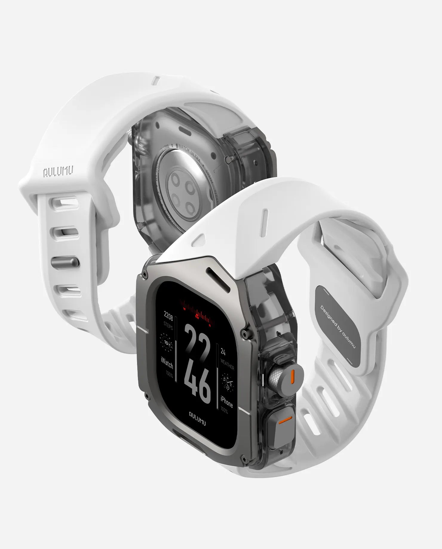 A01 Apple Watch Ultra 用 保護ケース/バンド |チタンケース | FKM バンド