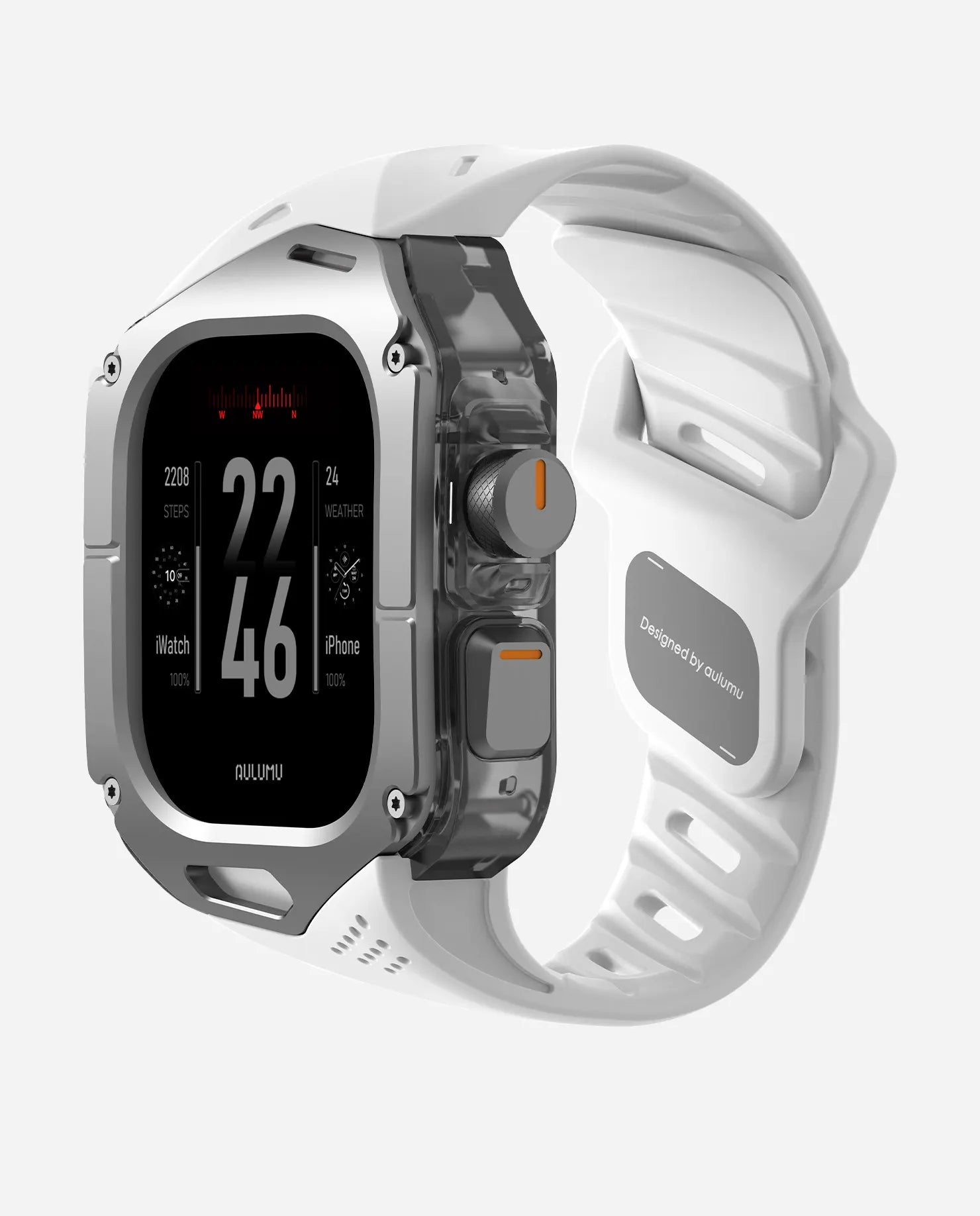 A01 Apple Watch Ultra 用 保護ケース/ハンド |チタンケース | FKM ハンド