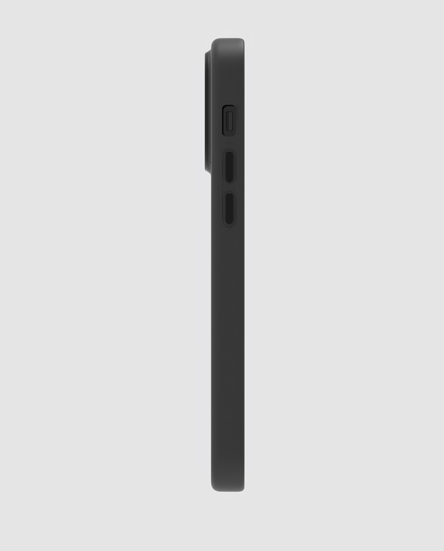 A05 iPhone 14 Pro/Max用 スマホケース|レザー|断熱窓| ブラック| Magsafe