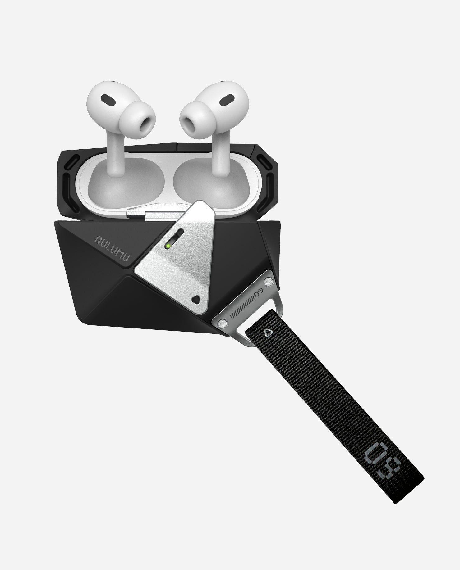 A09 Airpods Pro 1/2 対応 保護ケース|ロック&ストラップ