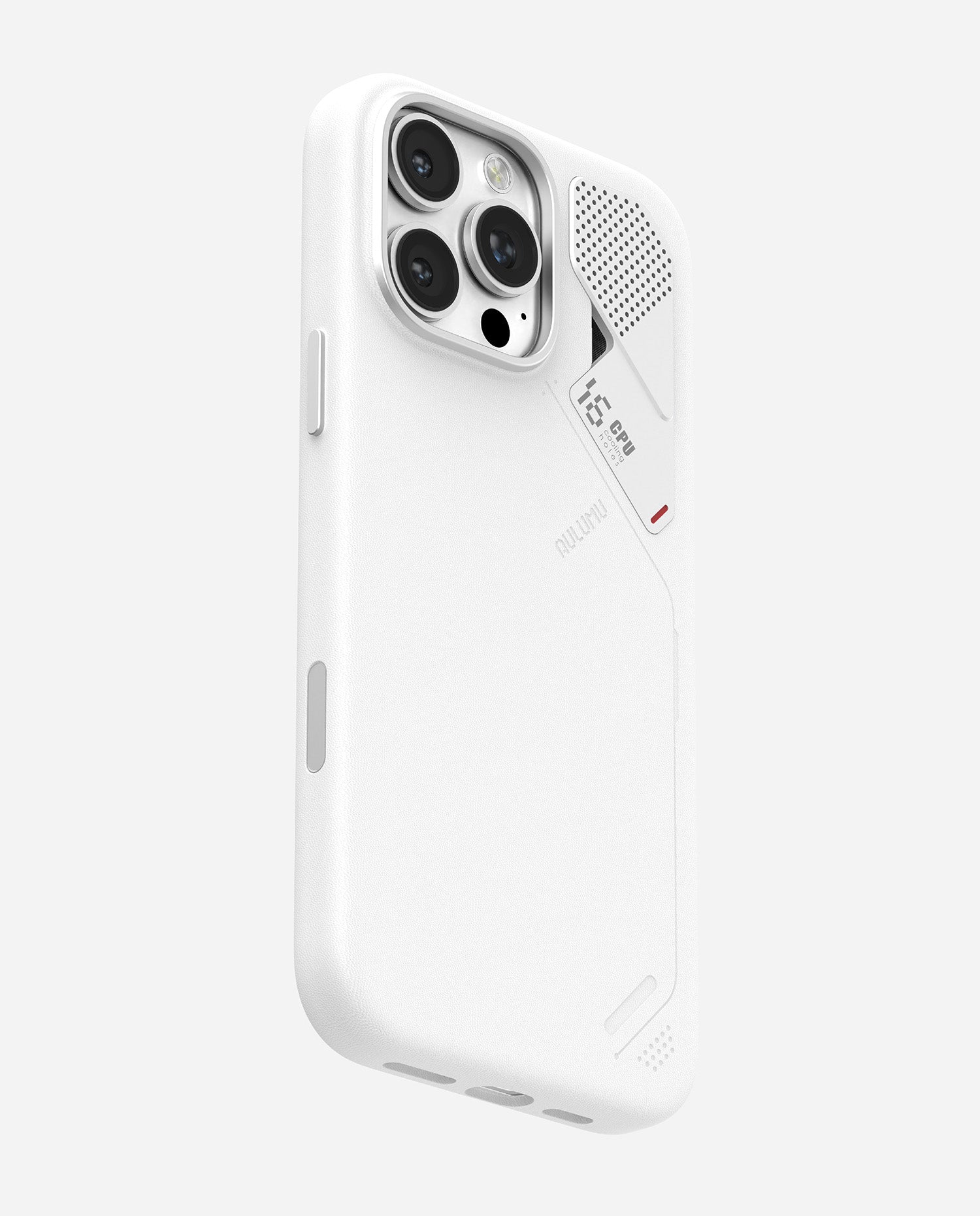 A16 iPhone 16 Proシリーズ対応 スマホケース|レザー|散熱|ホワイトとブラック|Magsafe|カメラリング
