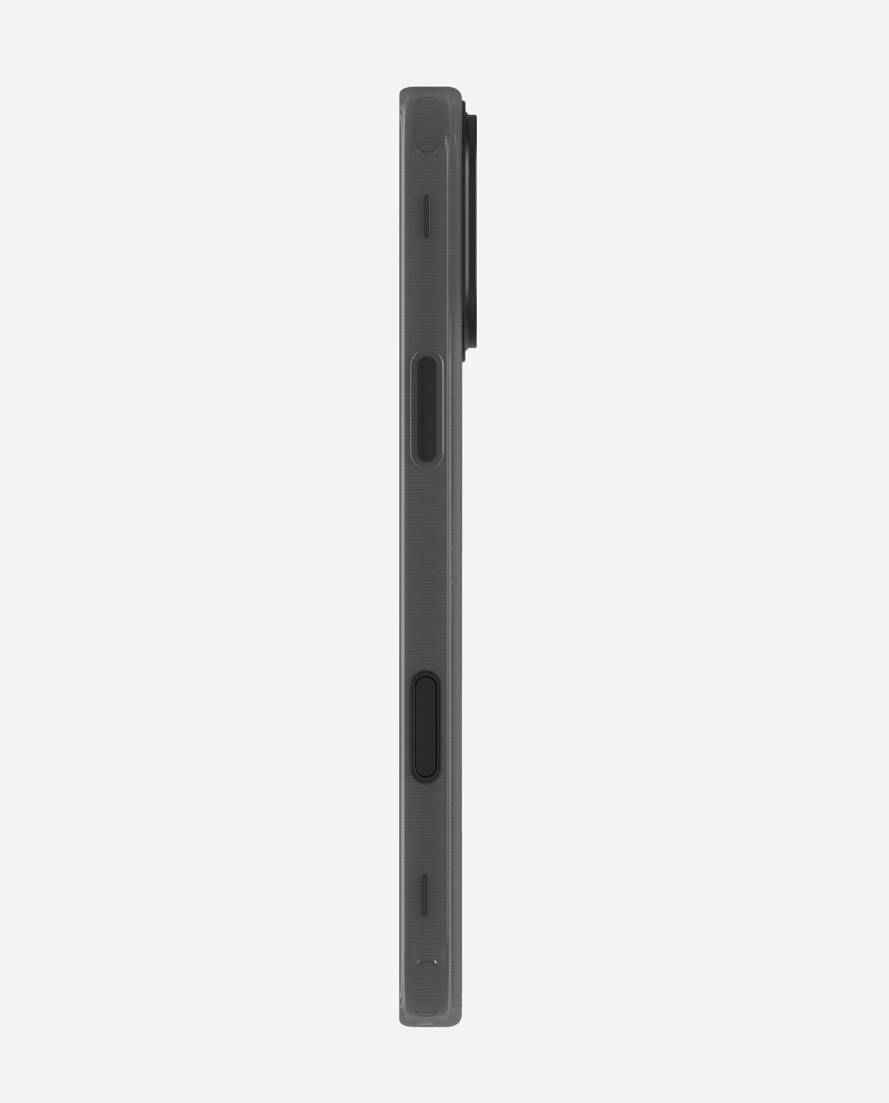 A16 iPhone 16 Proシリーズ対応 スマホケース|磨き砂|夜光効果|半透明グレーとホワイト|Magsafe