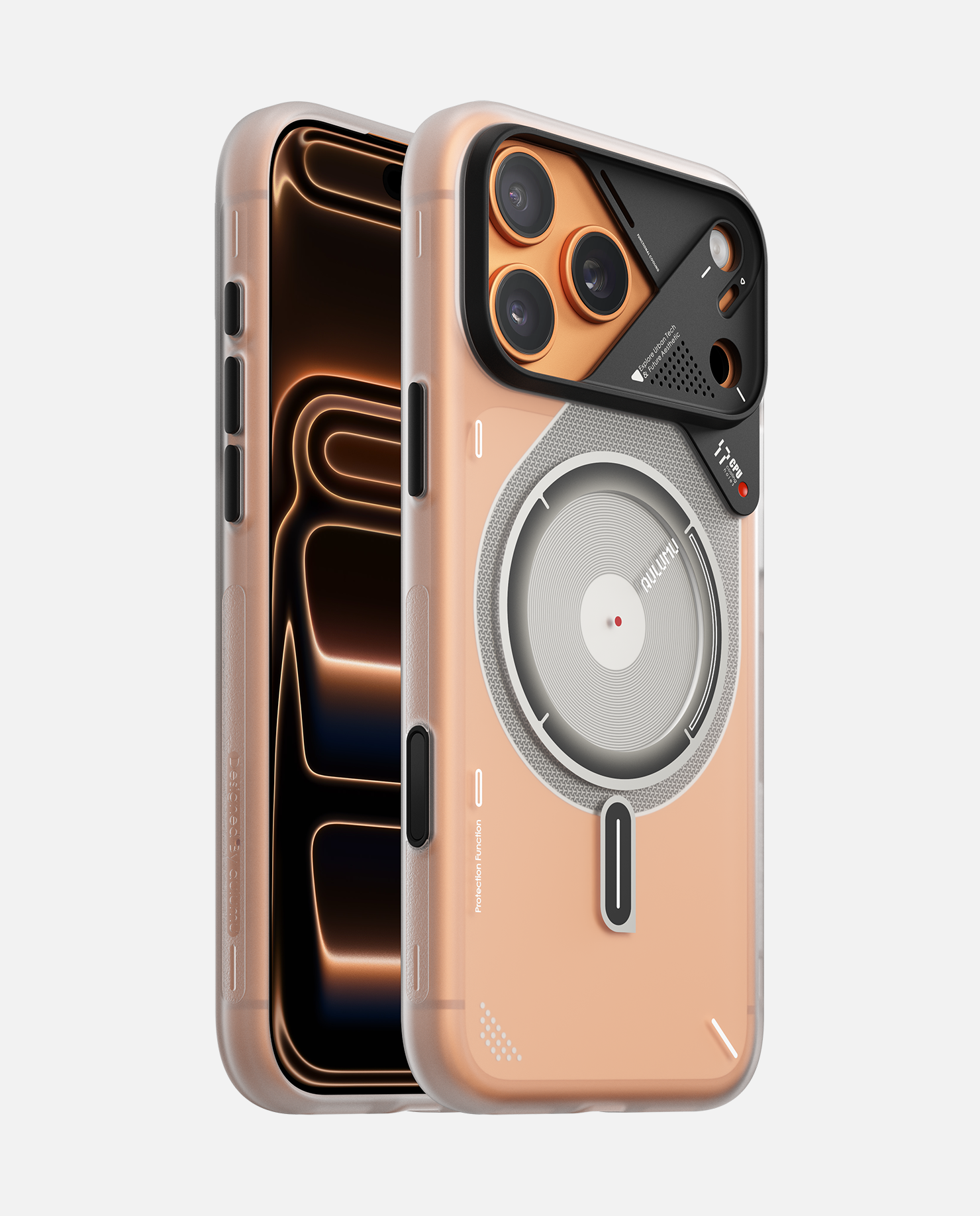 A17 iPhone 17 Series Smartphone Case | Polished Sand | Luminous Effect | MagSafe