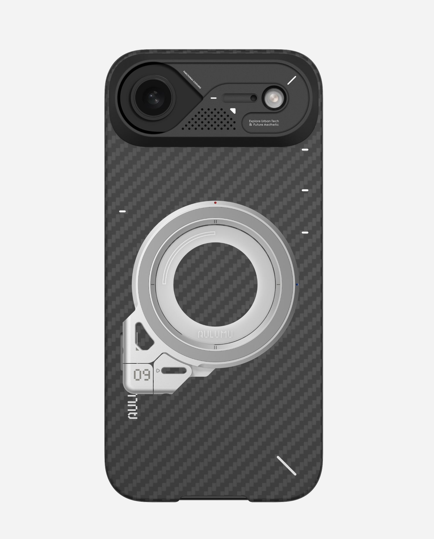 A17 iPhone 17 Proシリーズ対応 スマホケース|アラミド繊維|断熱窓|超薄型 & G09 360度回転式 スマホリング スタンド