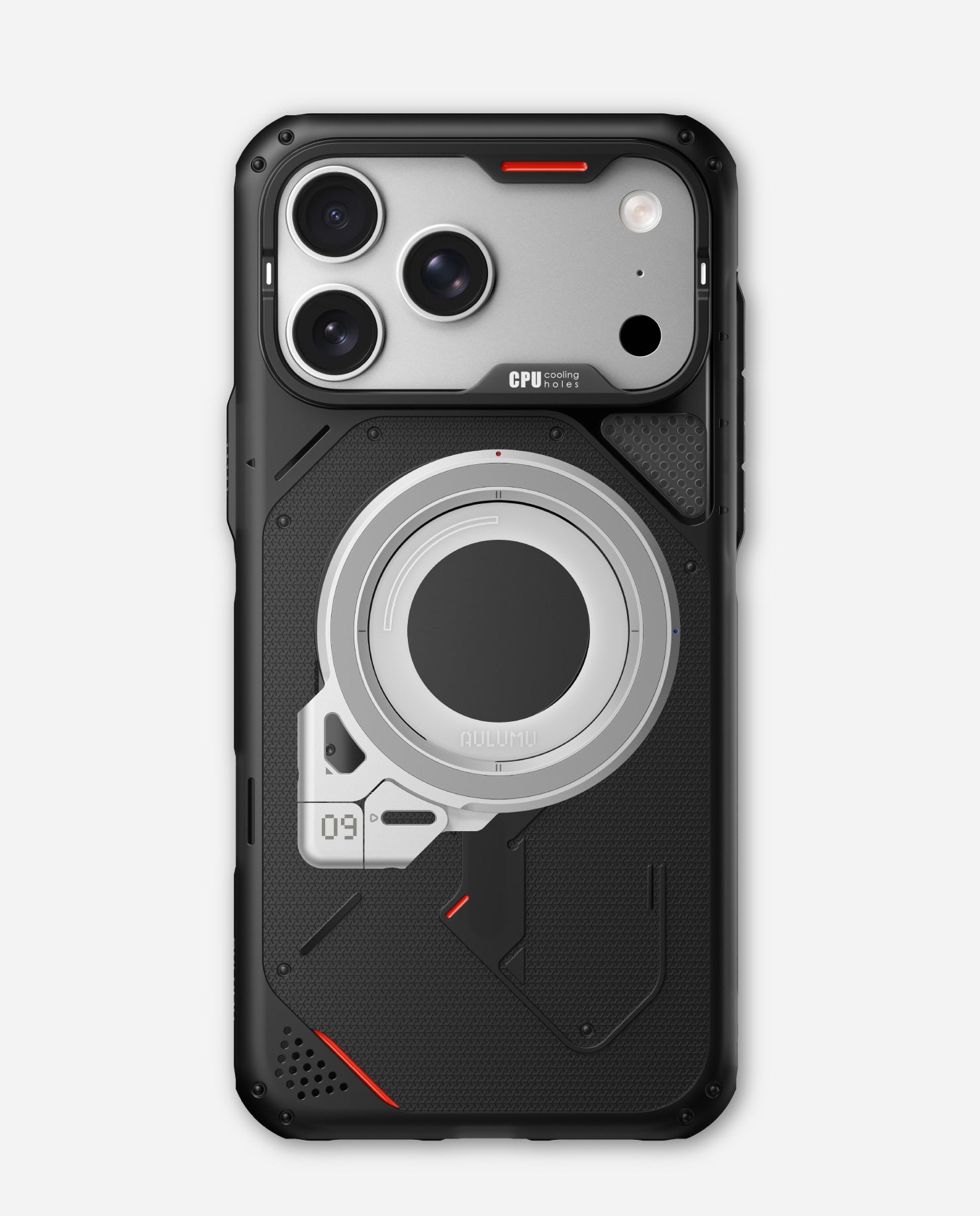 iPhone 17 Pro/Pro Max用 アウトドアケース & G09 360度回転式 スマホリング スタンド