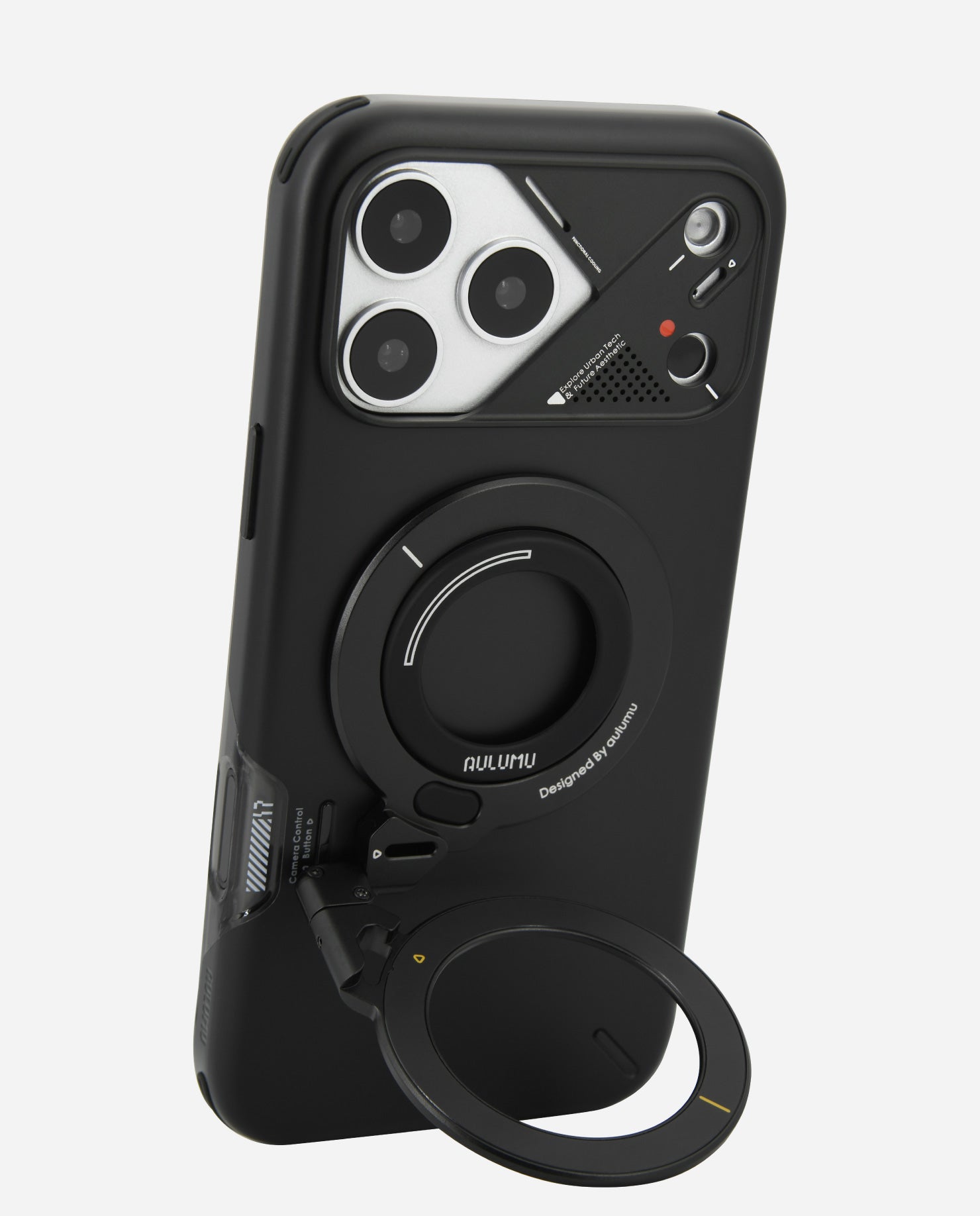 A17 iPhone 17シリーズ対応 スマホケース|軽くて薄型|防振|散熱 & G09 360度回転式 スマホリング スタンド