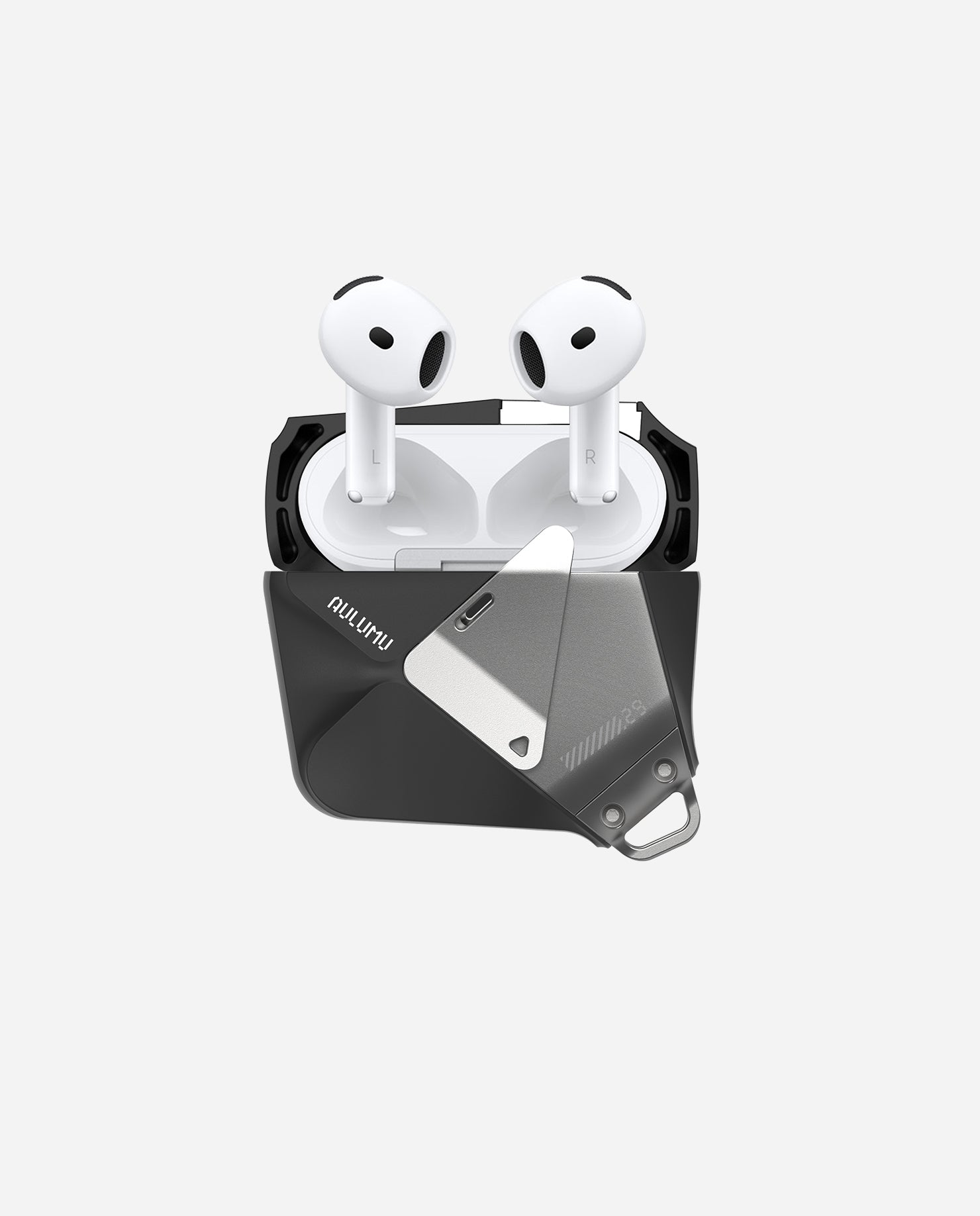 A29 Airpods 4対応 保護ケース ロック&ストラップ付き