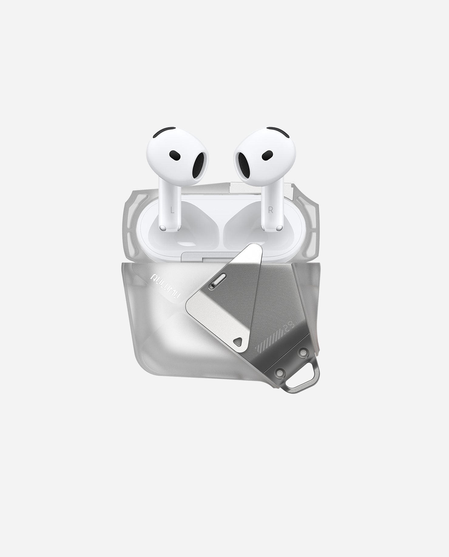 A29 Airpods 4対応 保護ケース ロック&ストラップ付き