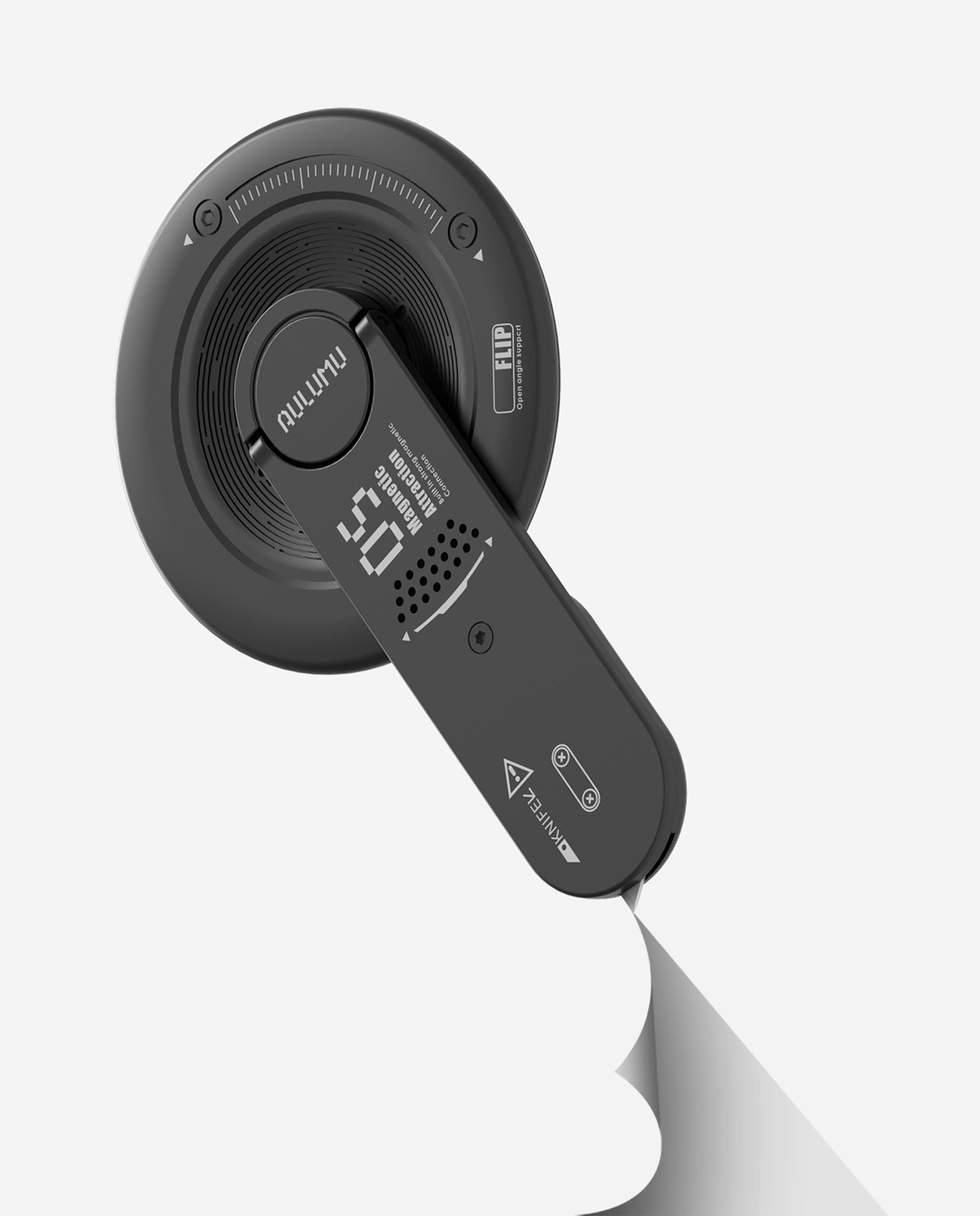 G05 スマホスタンド |4 in 1多機能|セラミックナイフ内蔵|ブラック|Magsafe