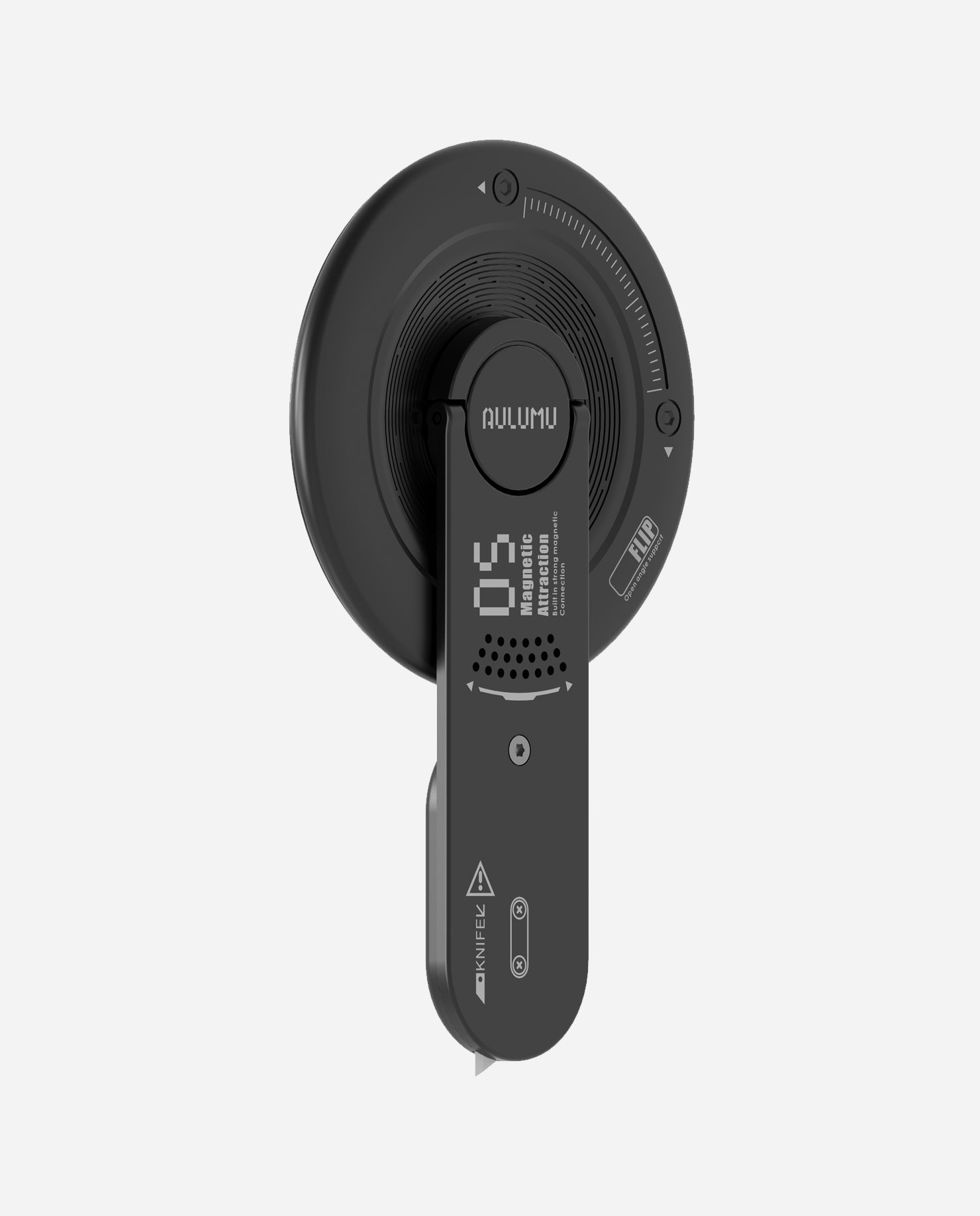 G05 スマホスタンド |4 in 1多機能|セラミックナイフ内蔵|ブラック|Magsafe