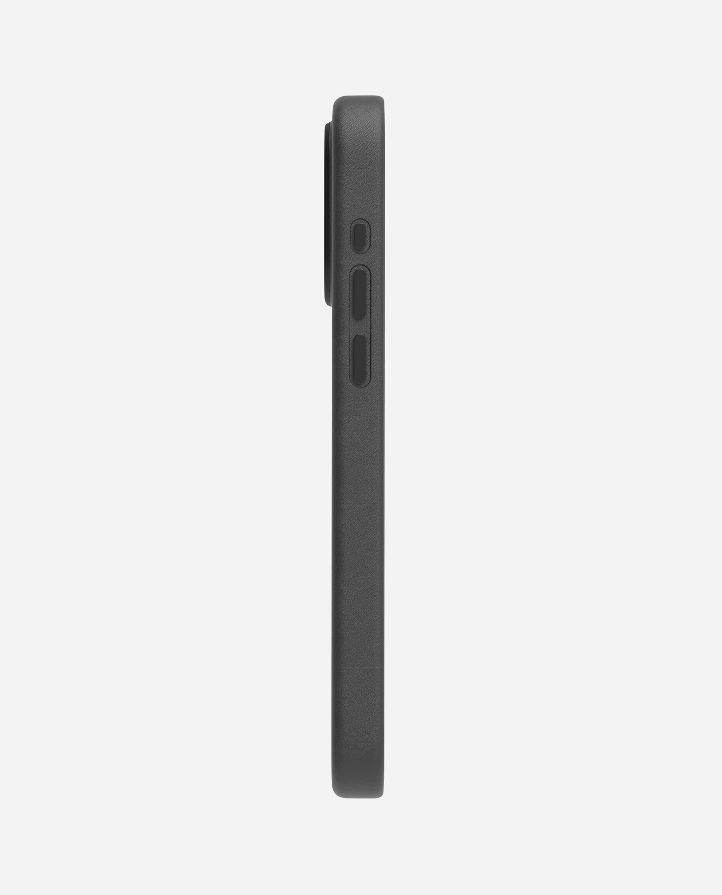 A15 iPhone 15 シリーズ対応 スマホケース|レザー|断熱窓|ブラック|Magsafe