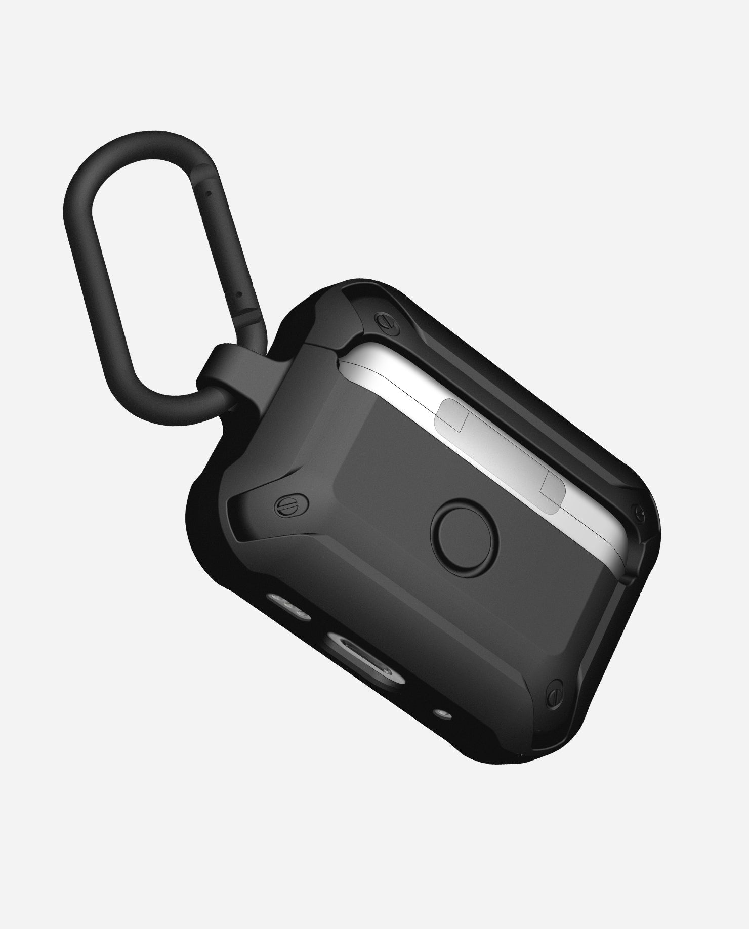 A19 Airpods Pro 用 保護ケース ロック&キーホルダー付き