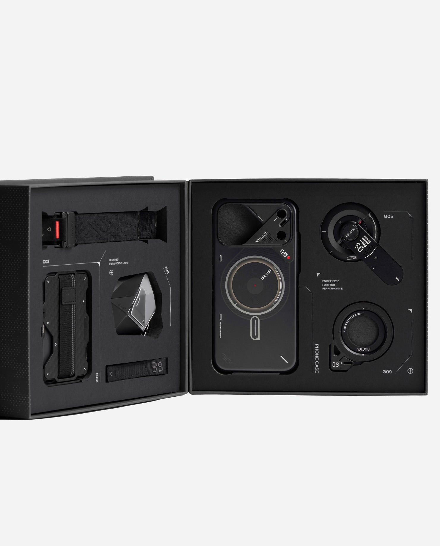 aulumu Urban Tech ギフトボックス｜アーバンテックアクセサリー 6点セット