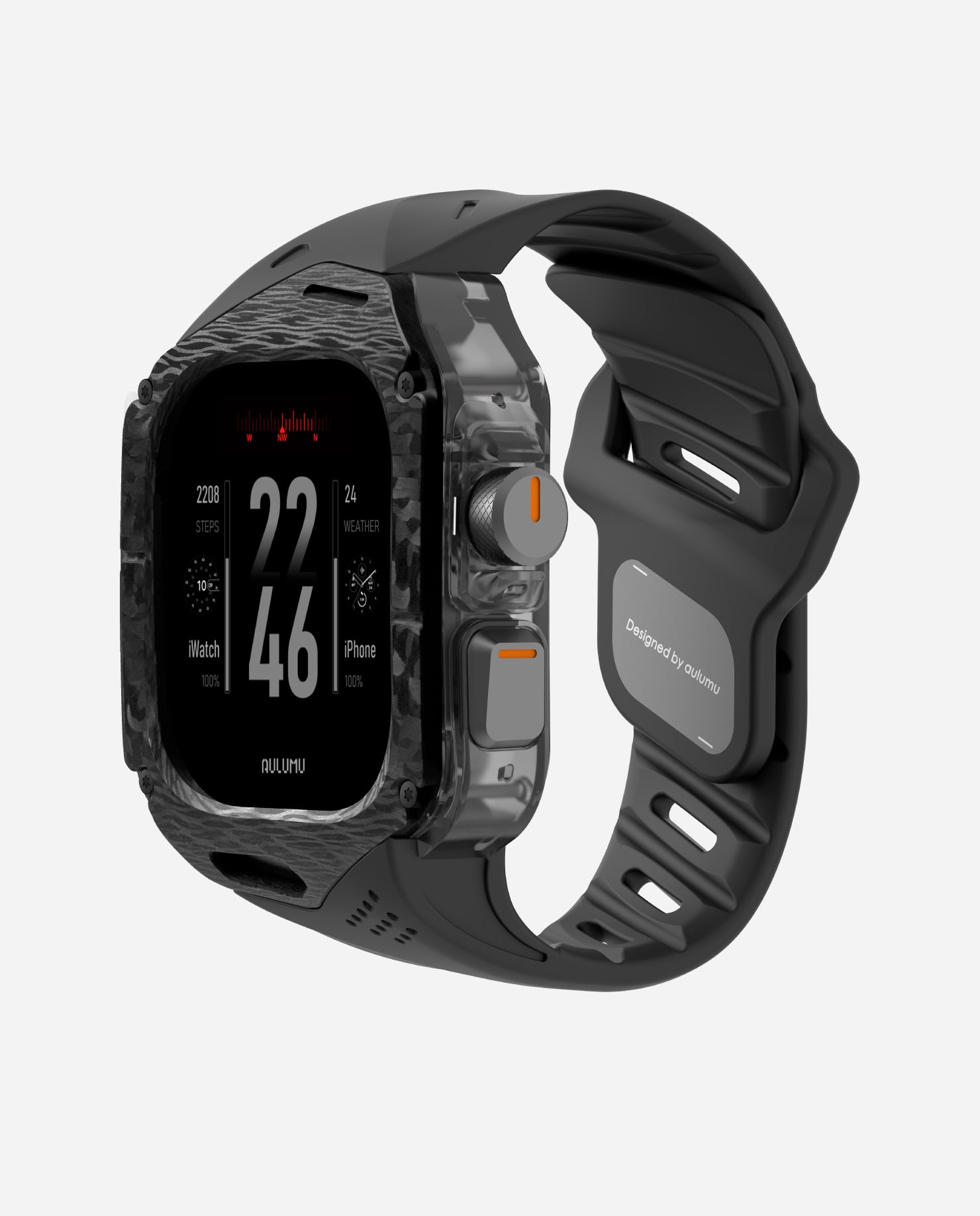 AULUMU A01 カーボンケース＆バンド Apple Watch Ultra用