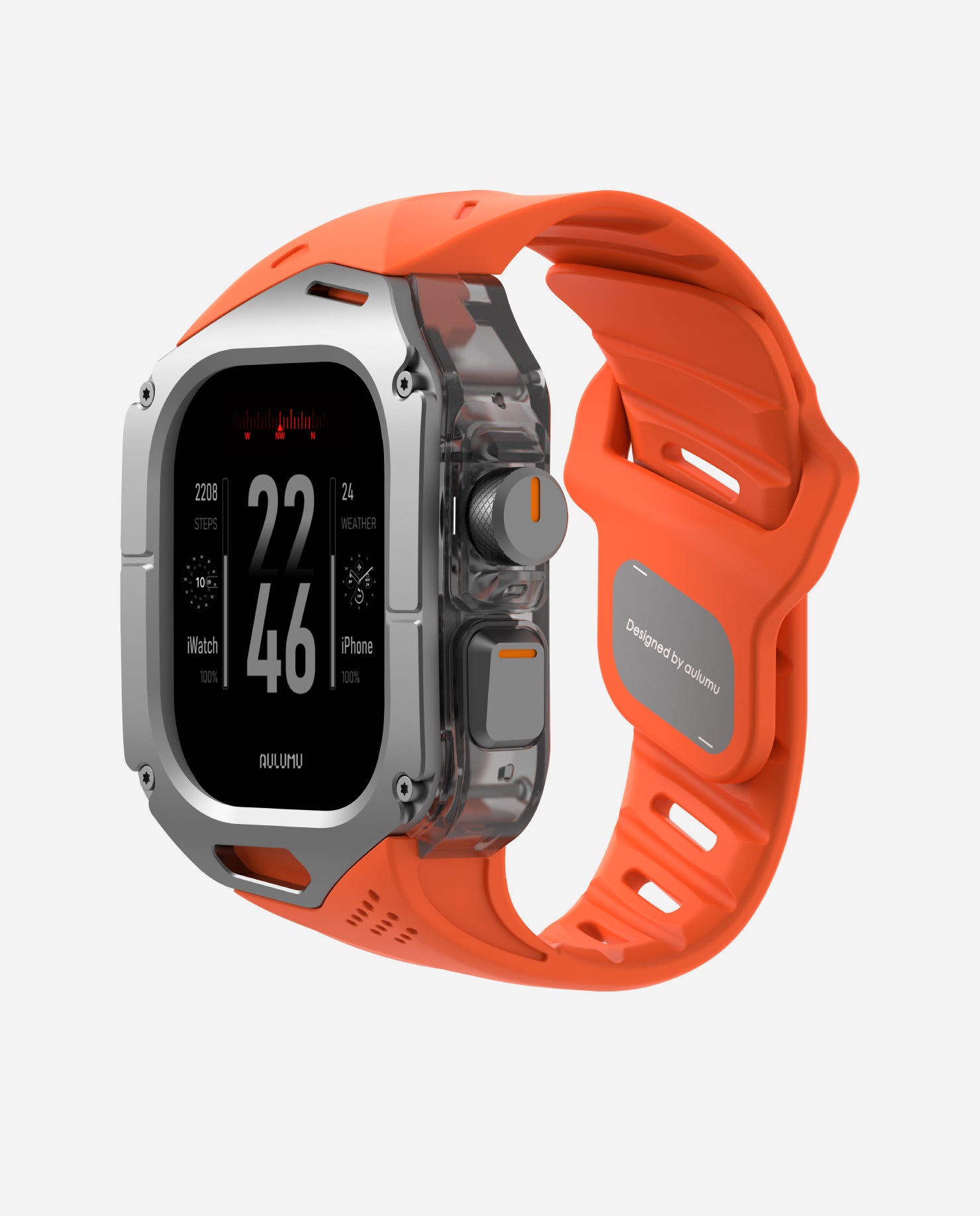 AULUMU A01 チタンカバー&FKMバンドApple Watch Ultra用 AULUMU A01 チタンカバー&FKMバンドApple Watch Ultra用