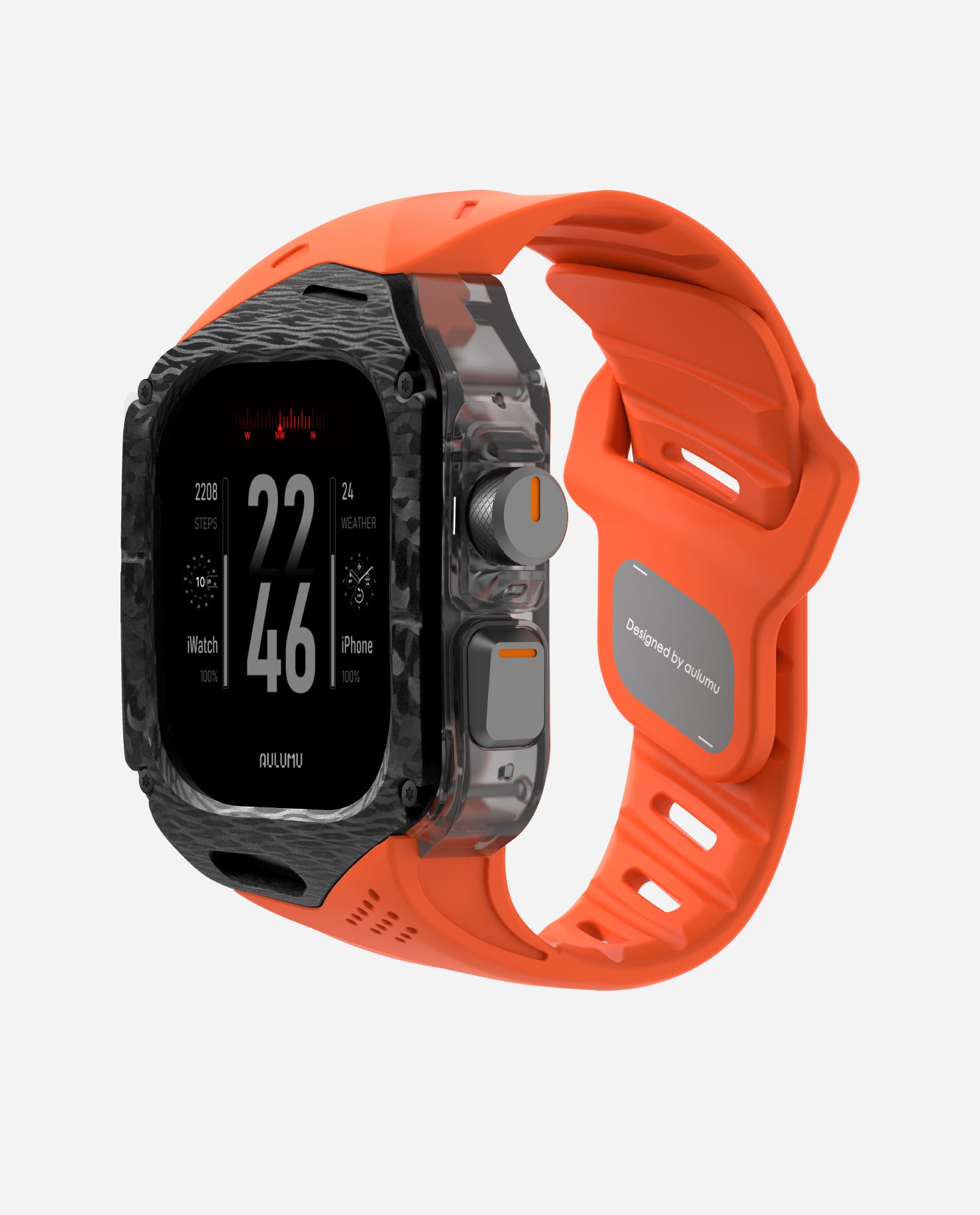 AULUMU A01 カーボンケース＆バンド Apple Watch Ultra用