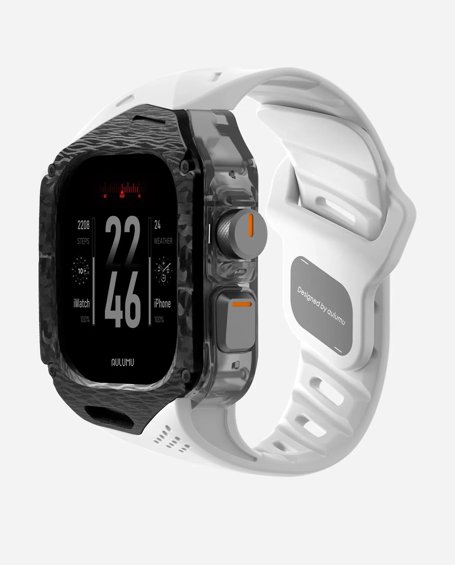 A01   Apple Watch Ultra 用 保護ケース／ハンド |カーボンケース  | FKM ハンド