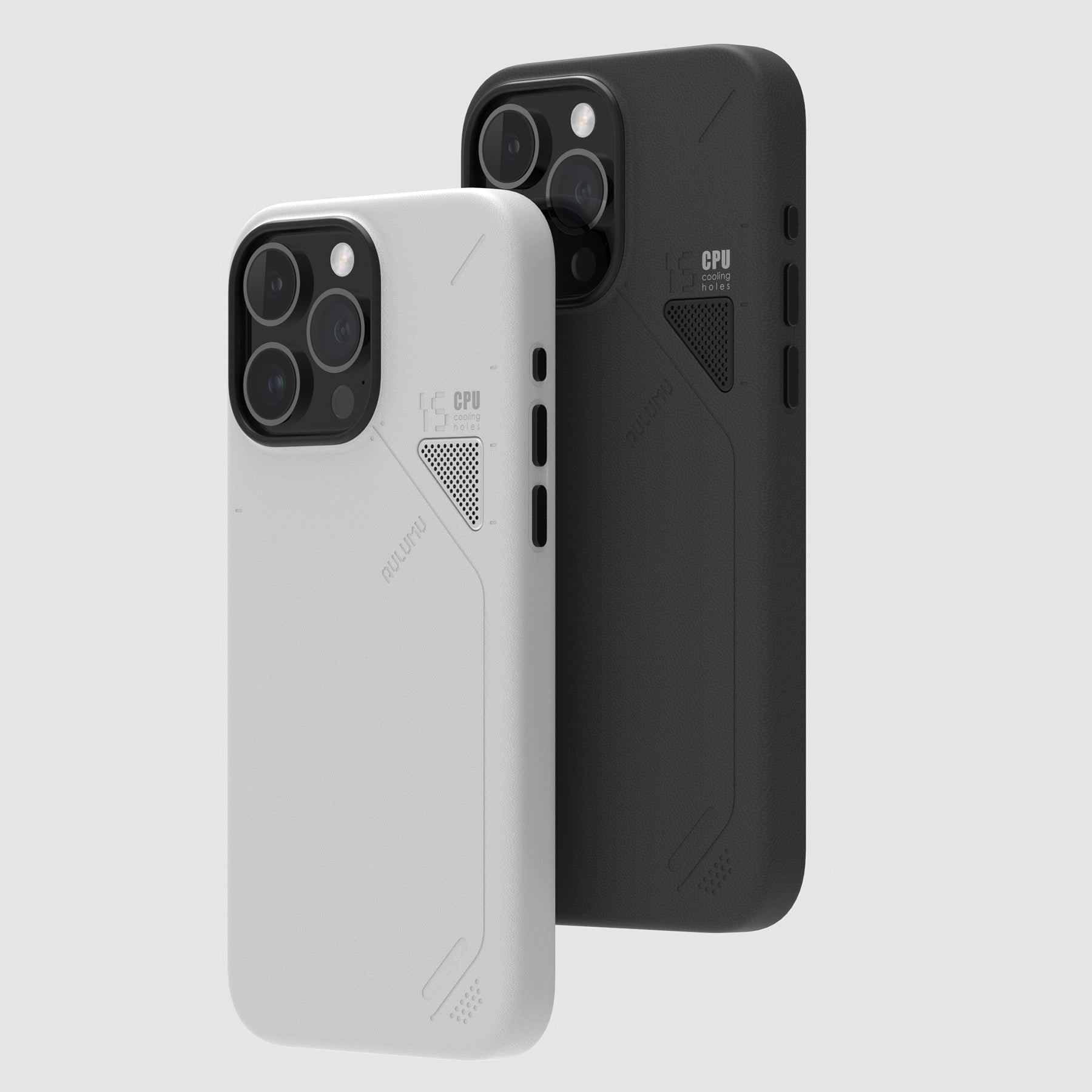 AULUMU A15 iPhone 15 シリーズ対応 スマホケース|レザー|断熱窓