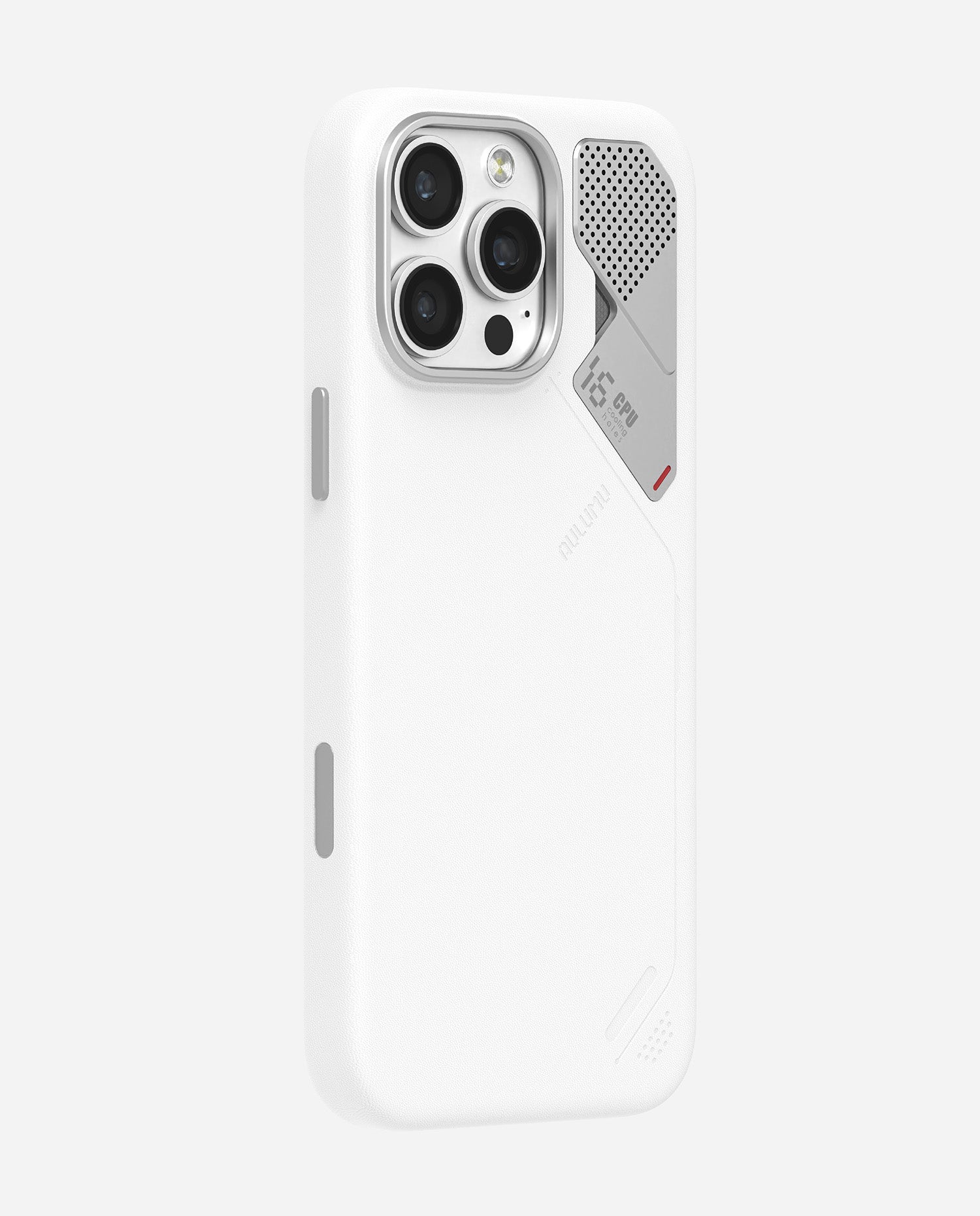 A16 iPhone 16 Proシリーズ対応 スマホケース|レザー|散熱|ホワイトとブラック|Magsafe|カメラリング