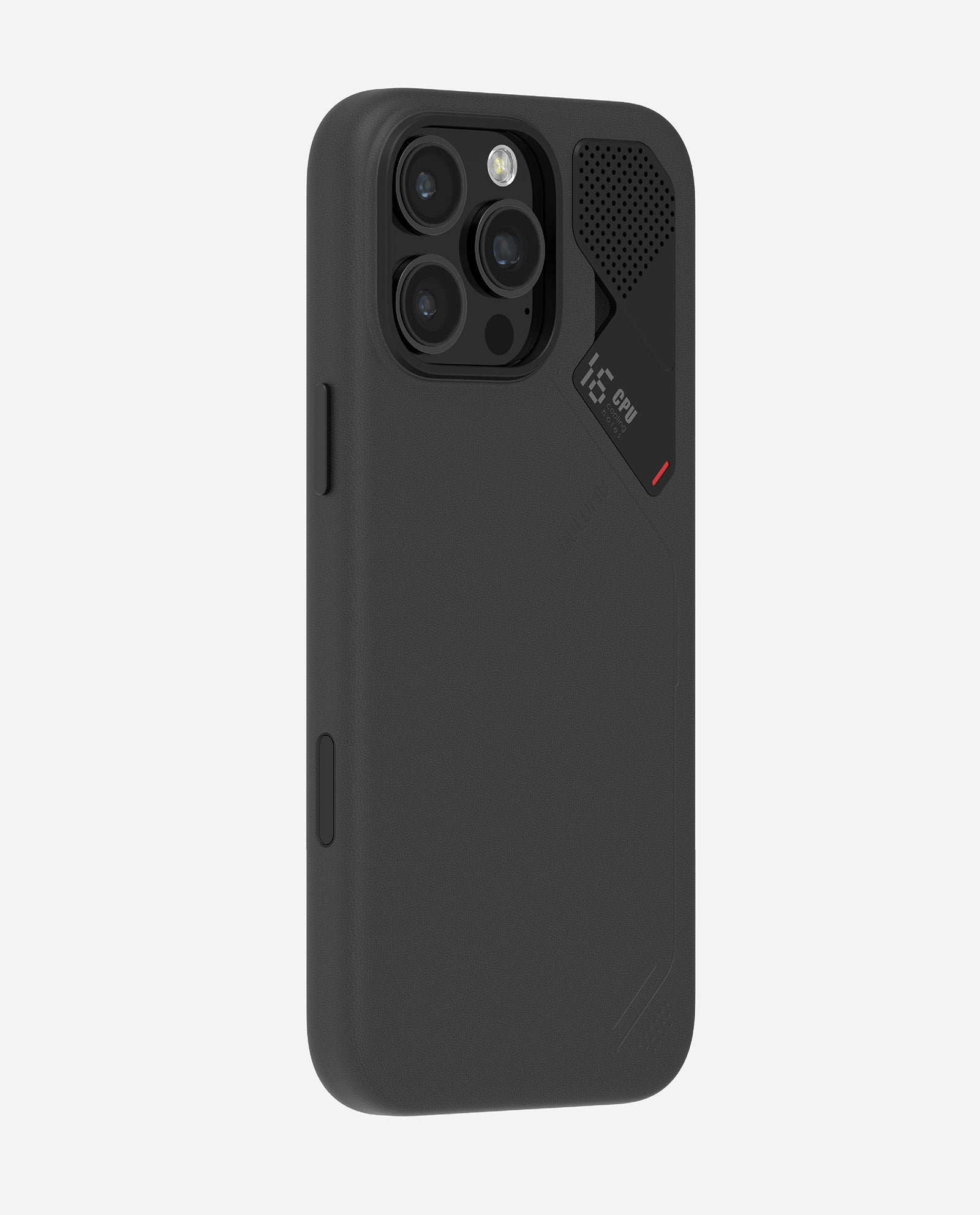 A16 iPhone 16 Proシリーズ対応 スマホケース|レザー|散熱|ホワイトとブラック|Magsafe|カメラリング