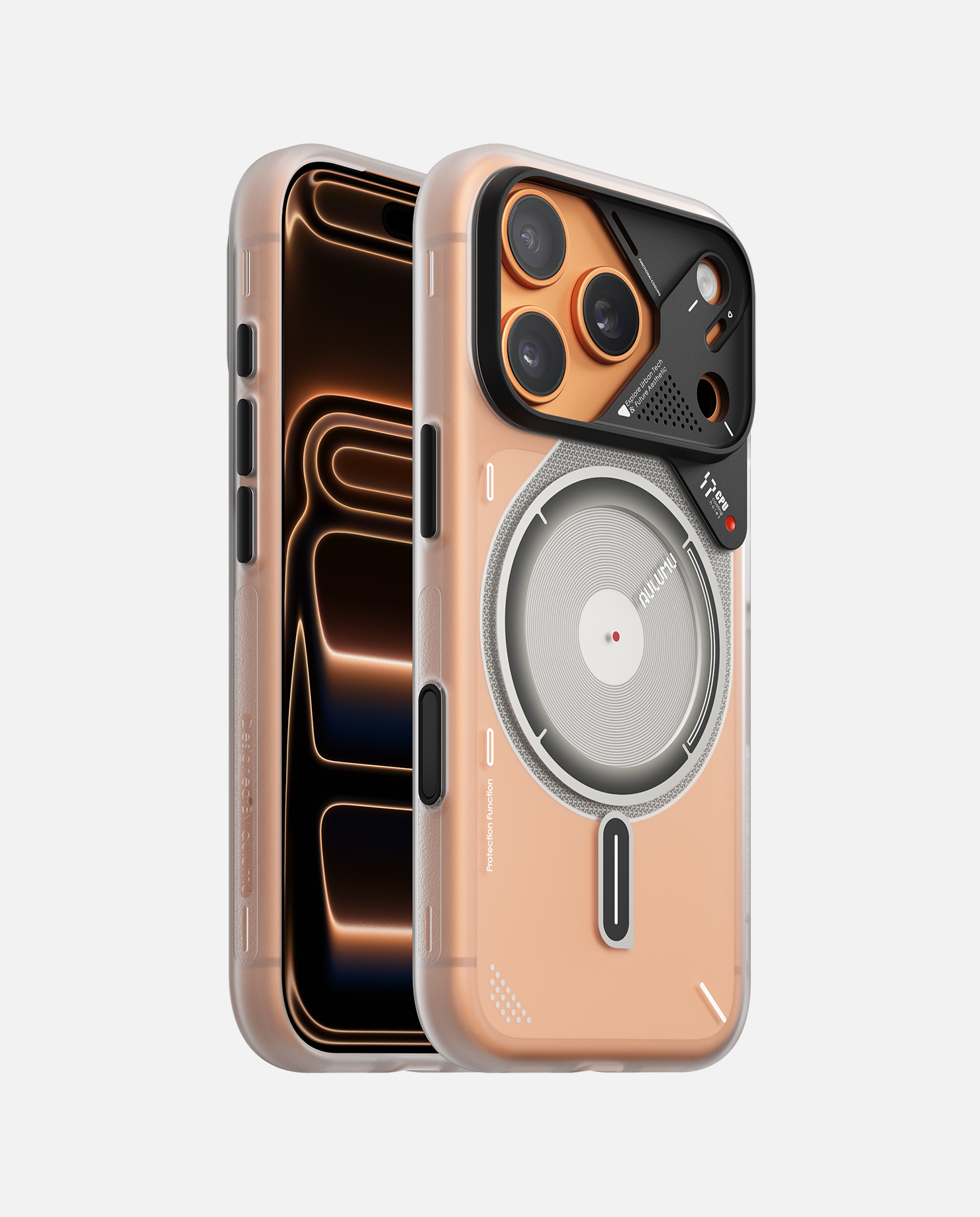 A17 iPhone 17 Series Smartphone Case | Polished Sand | Luminous Effect | MagSafe