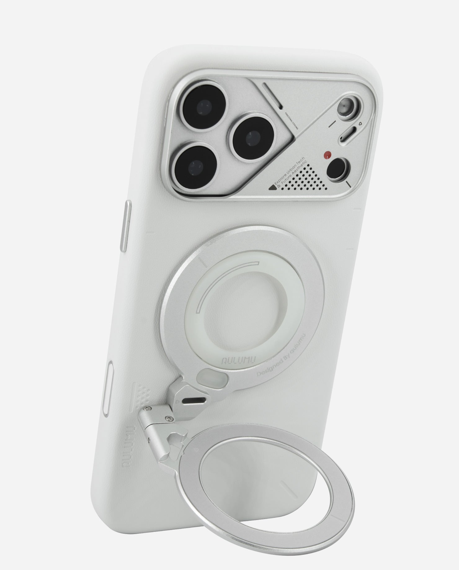 A17 iPhone 17 Proシリーズ対応 スマホケース|レザー & G09 360度回転式 スマホリング スタンド