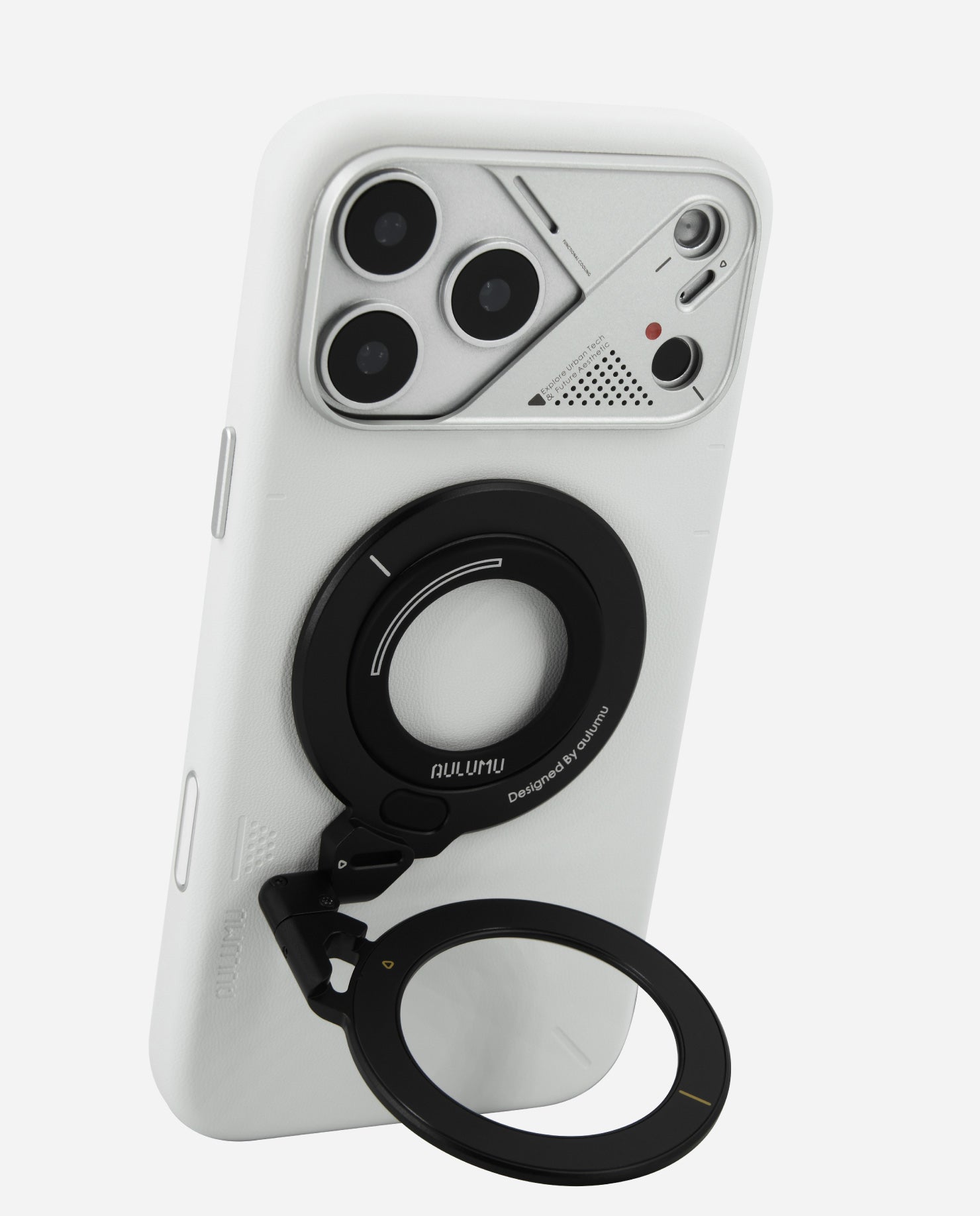 A17 iPhone 17 Proシリーズ対応 スマホケース|レザー & G09 360度回転式 スマホリング スタンド