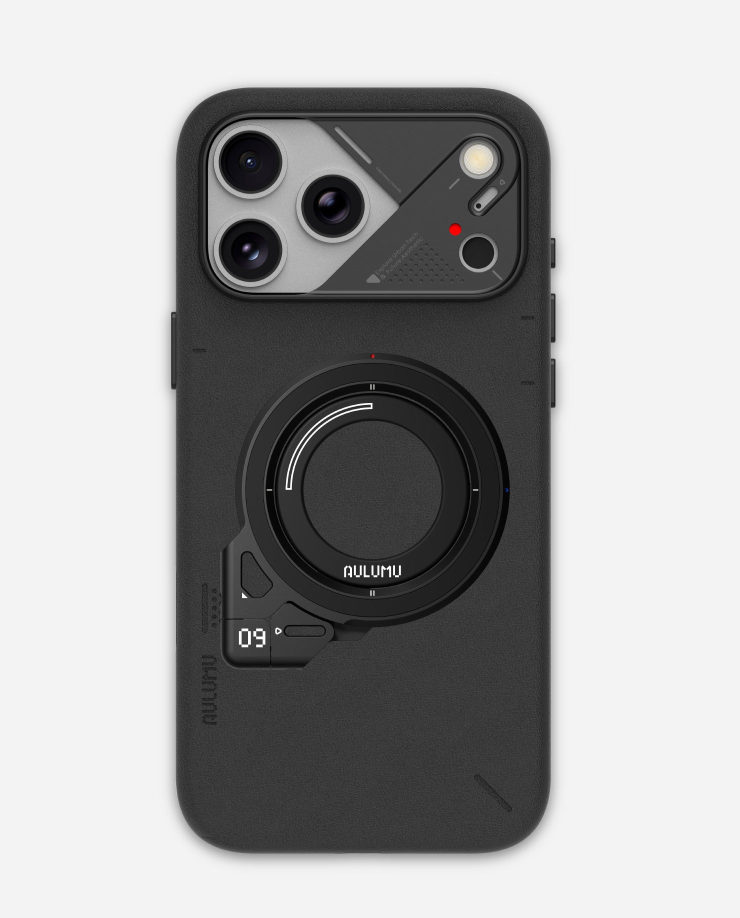 A17 iPhone 17 Proシリーズ対応 スマホケース|レザー & G09 360度回転式 スマホリング スタンド