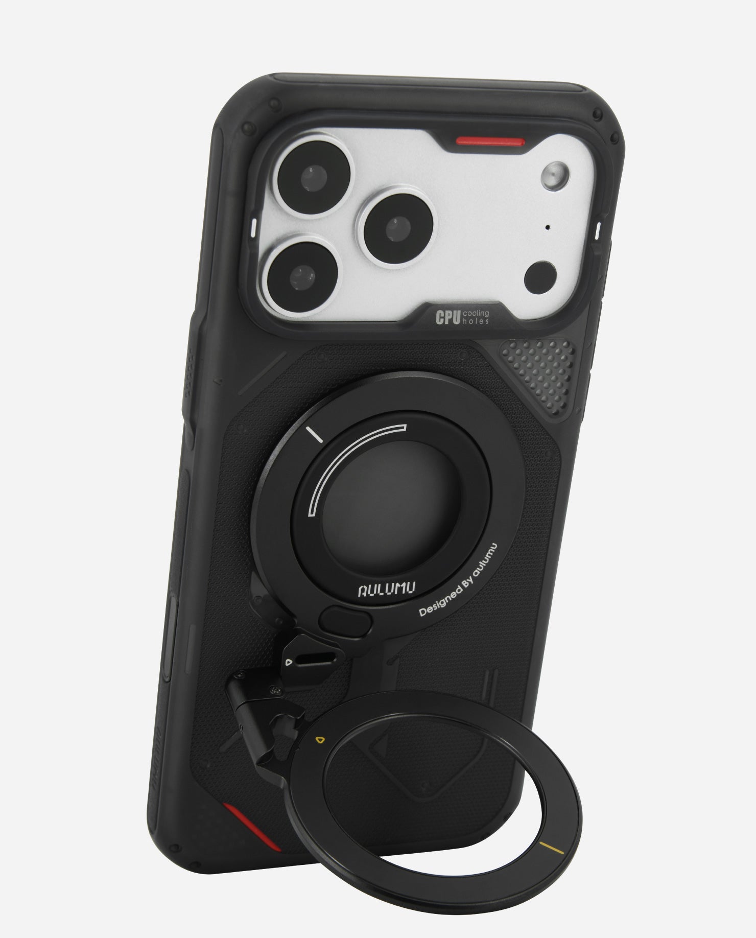 iPhone 17 Pro/Pro Max用 アウトドアケース & G09 360度回転式 スマホリング スタンド