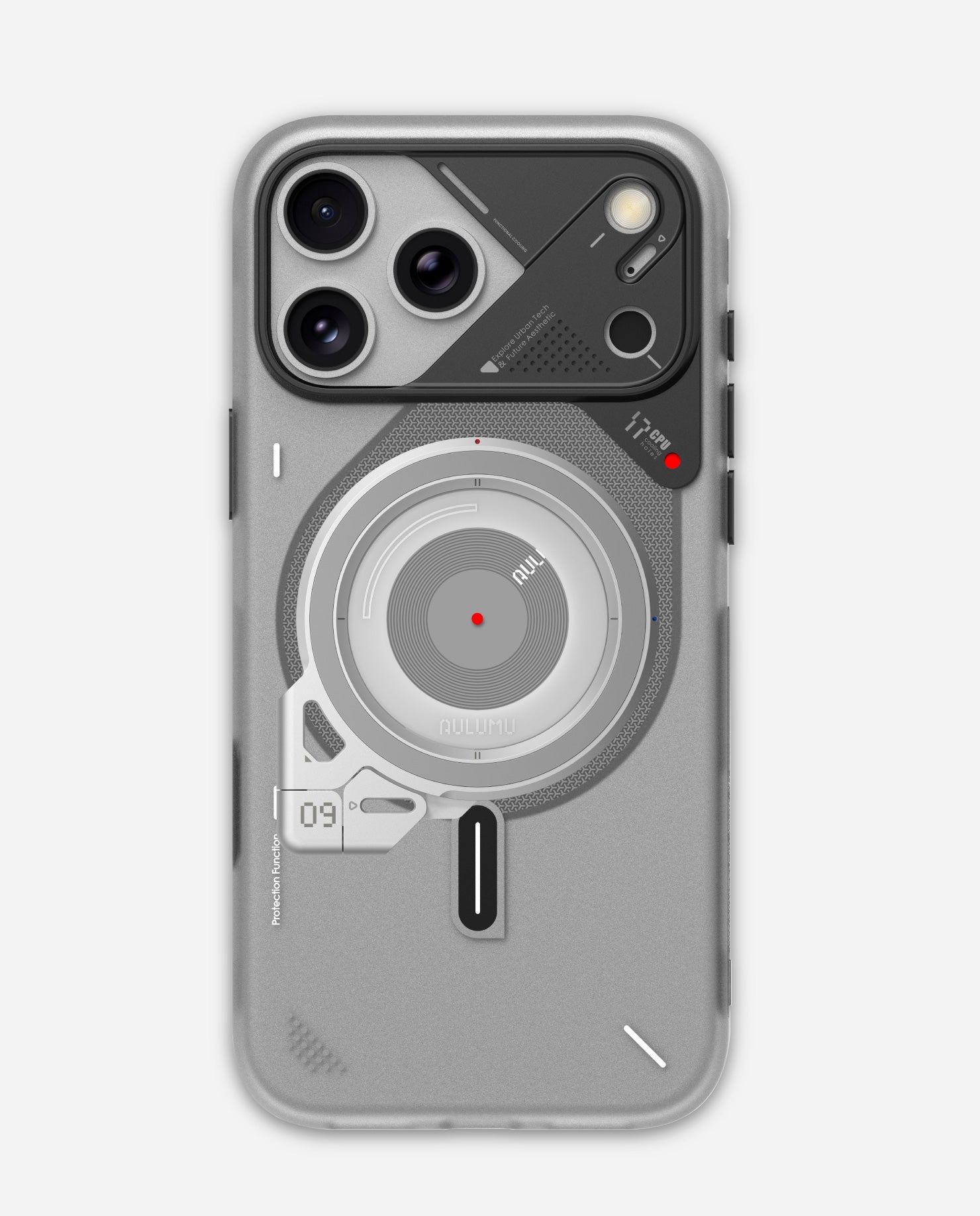 A17 iPhone 17シリーズ対応 スマホケース|磨き砂 & G09 360度回転式 スマホリング スタンド