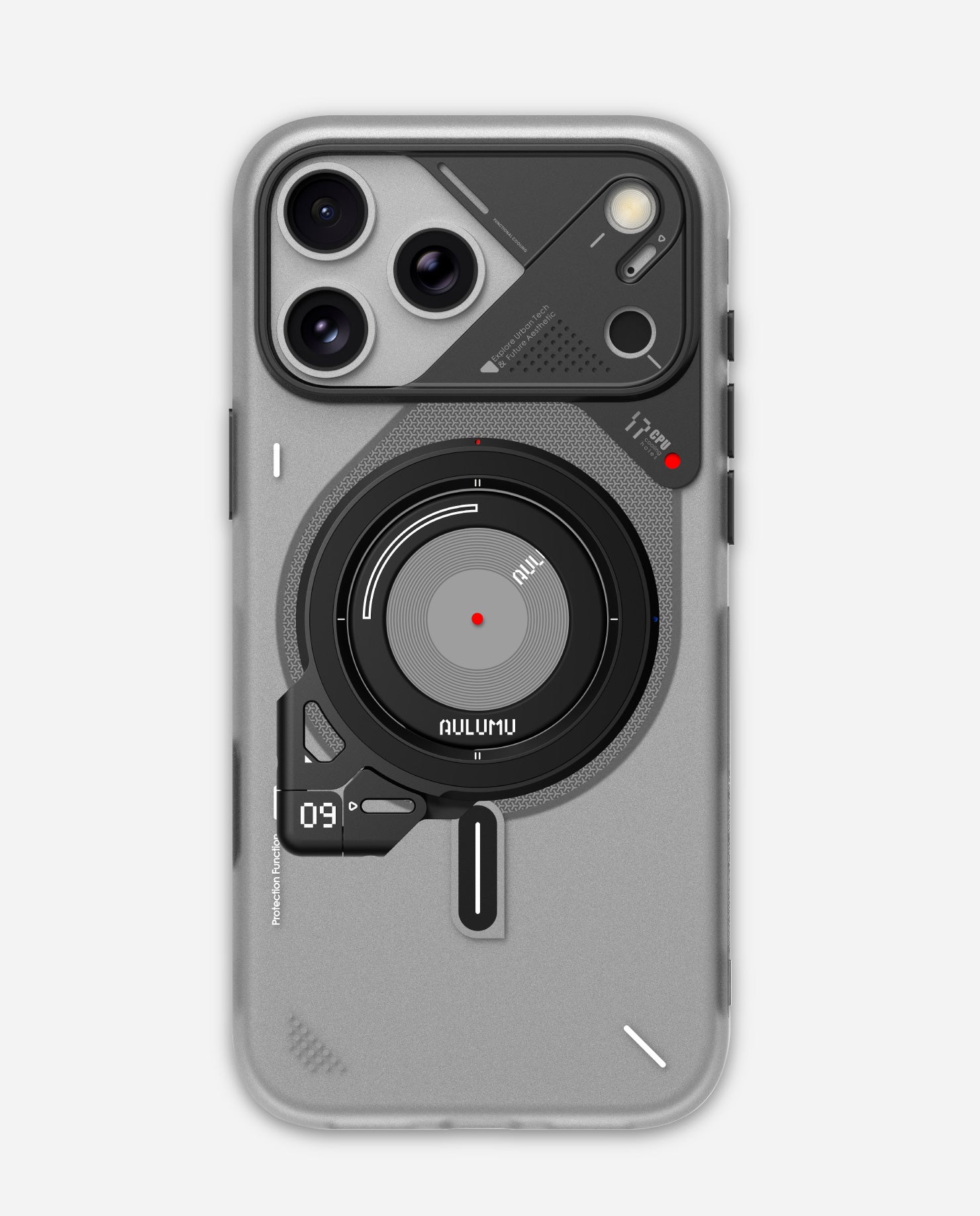 A17 iPhone 17シリーズ対応 スマホケース|磨き砂 & G09 360度回転式 スマホリング スタンド