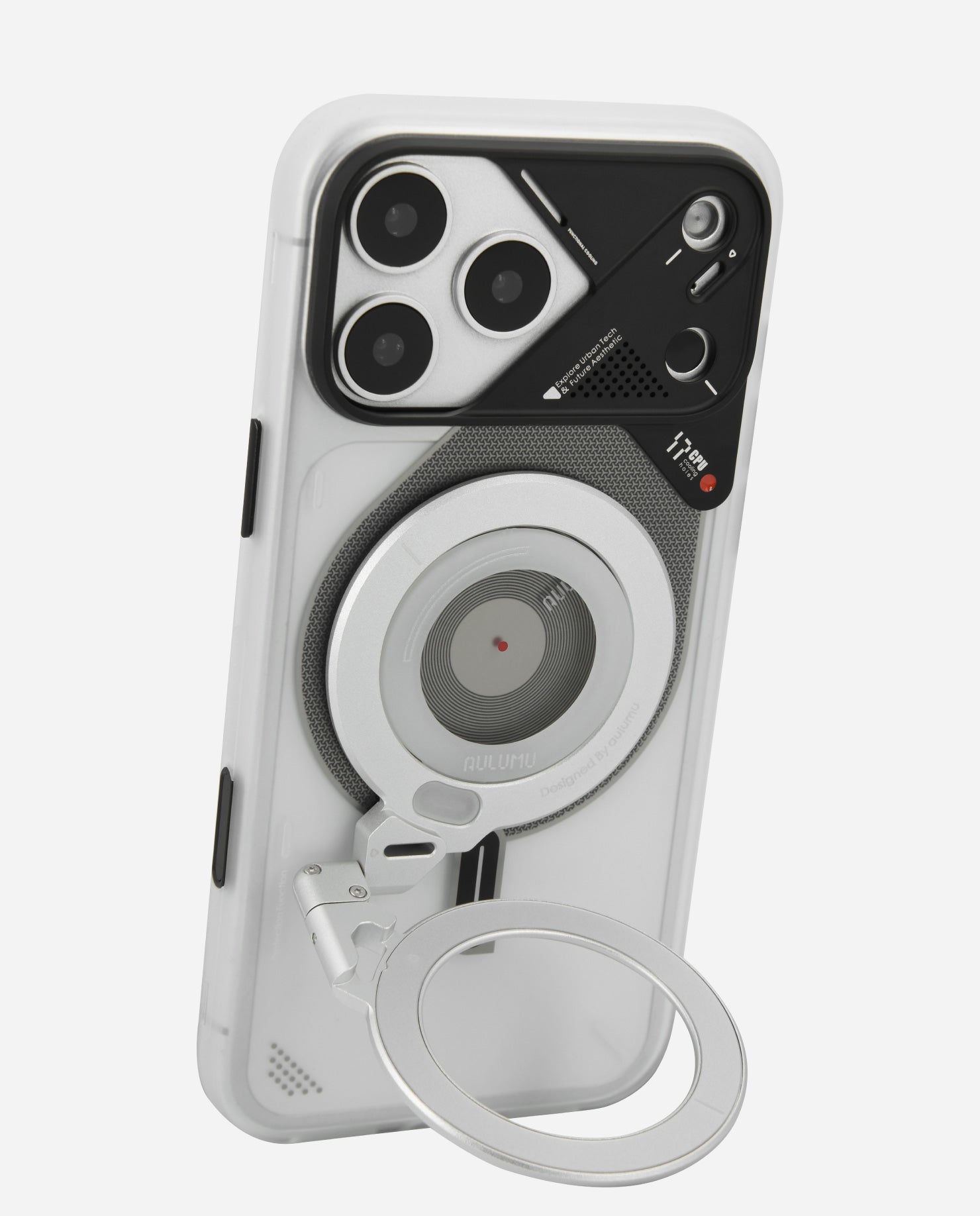 A17 iPhone 17シリーズ対応 スマホケース|磨き砂 & G09 360度回転式 スマホリング スタンド