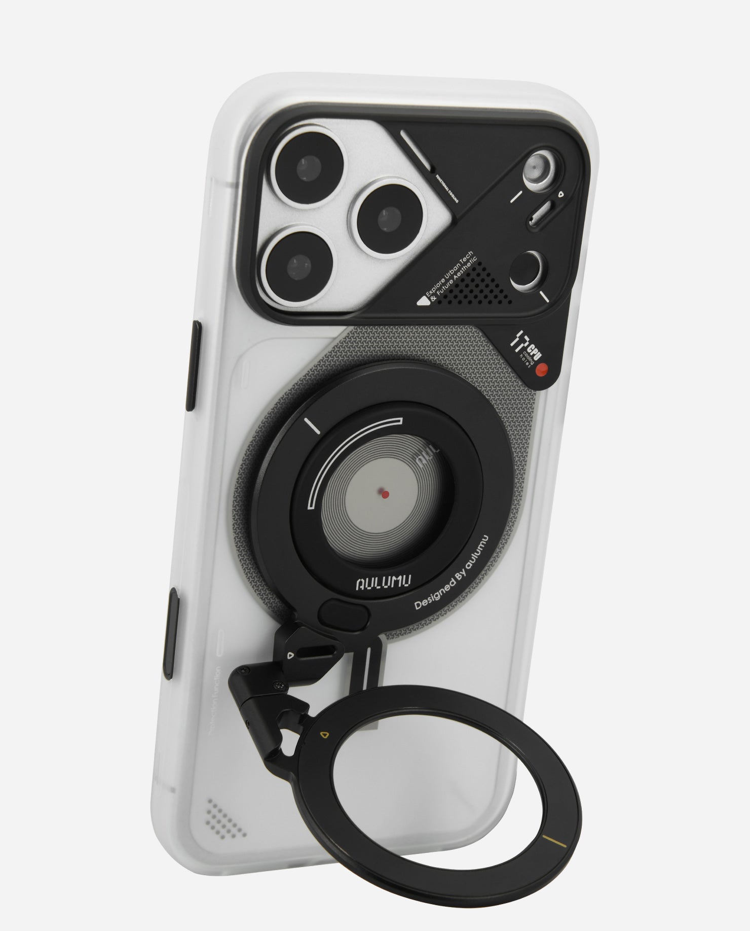 A17 iPhone 17シリーズ対応 スマホケース|磨き砂 & G09 360度回転式 スマホリング スタンド