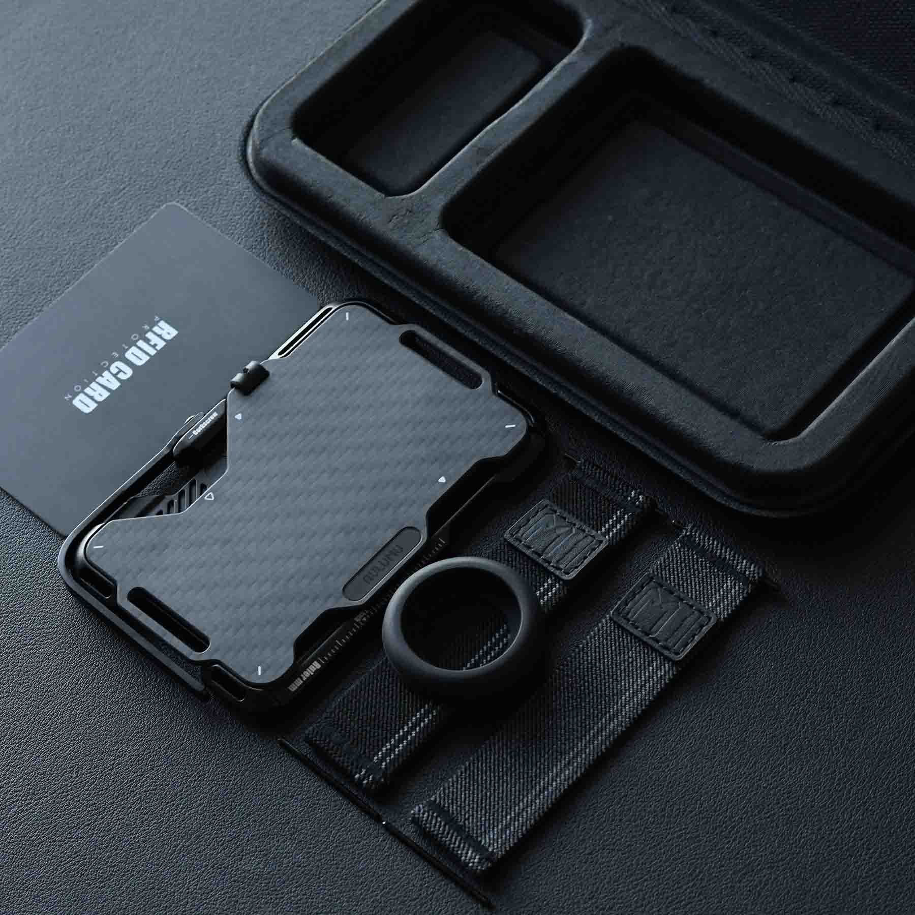 AULUMU G03 カードケース |マグネット|カーボン製|多機能|Magsafe