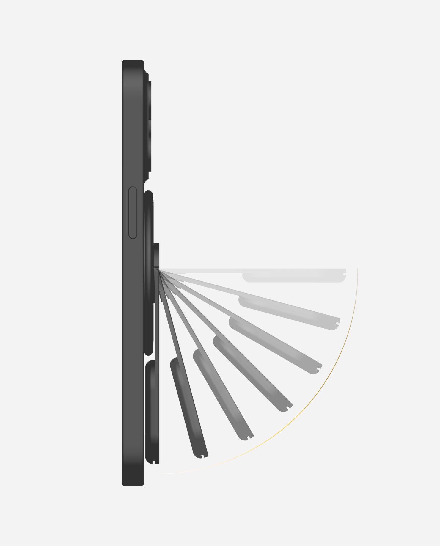 G05 スマホスタンド |4 in 1多機能|セラミックナイフ内蔵|ブラック|Magsafe