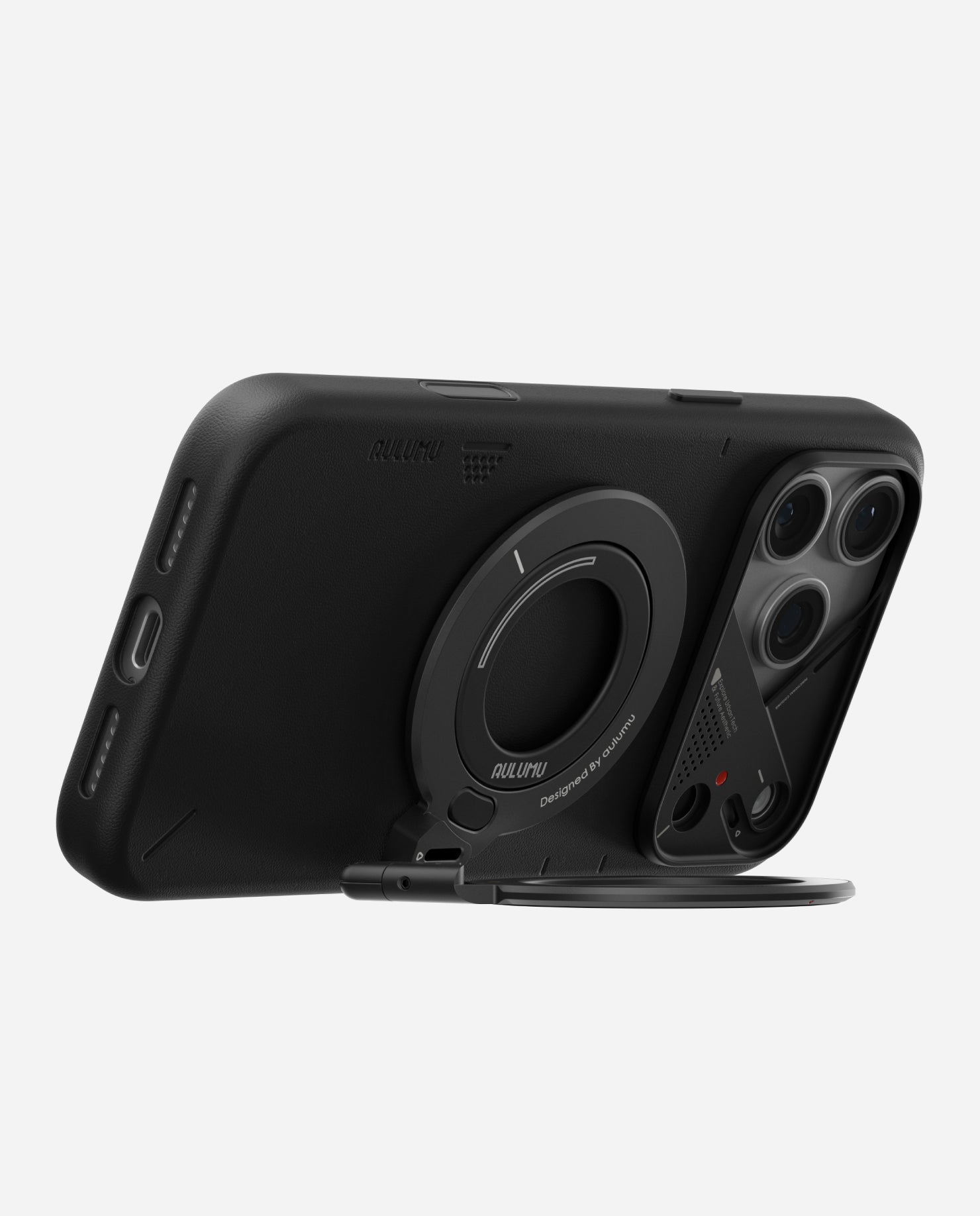 AULUMU G09 360度回転式 スマホリング スタンド | 3軸・360度回転式