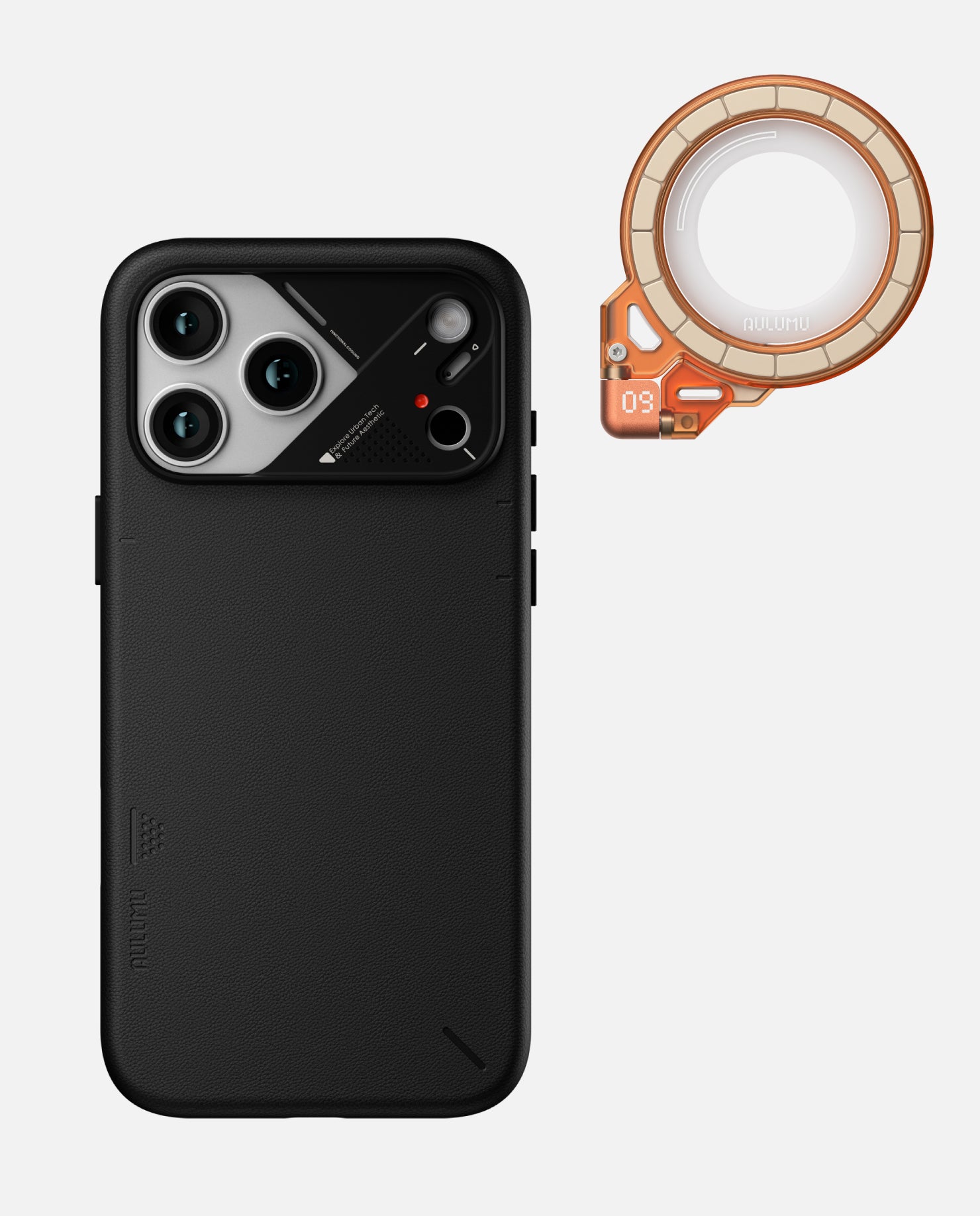 A17 iPhone 17 Proシリーズ対応 スマホケース|レザー & G09 Ghost 360