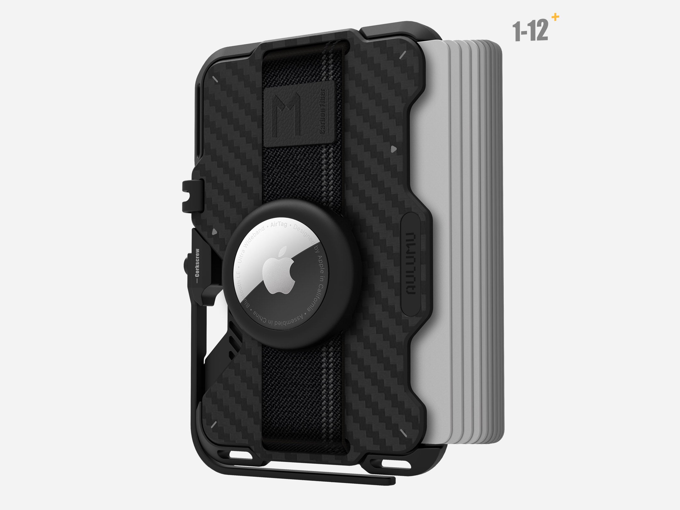 Aulumu G03 カーボンファイバー 多機能スマホスタンド ＆ Magsafe